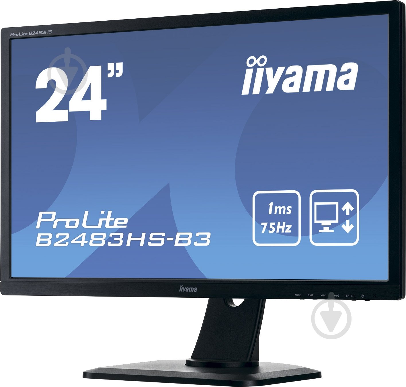 Монитор Iiyama ProLite 24" (B2483HS-B3) - фото 7