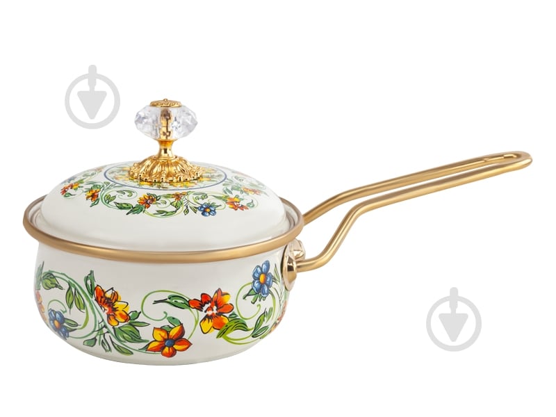 Ковш эмалированный Elmani Vitaly 0,9 л 763-023 - фото 1 Ковш эмалированный Elmani Vitaly 0,9 л 763-023 - фото 1