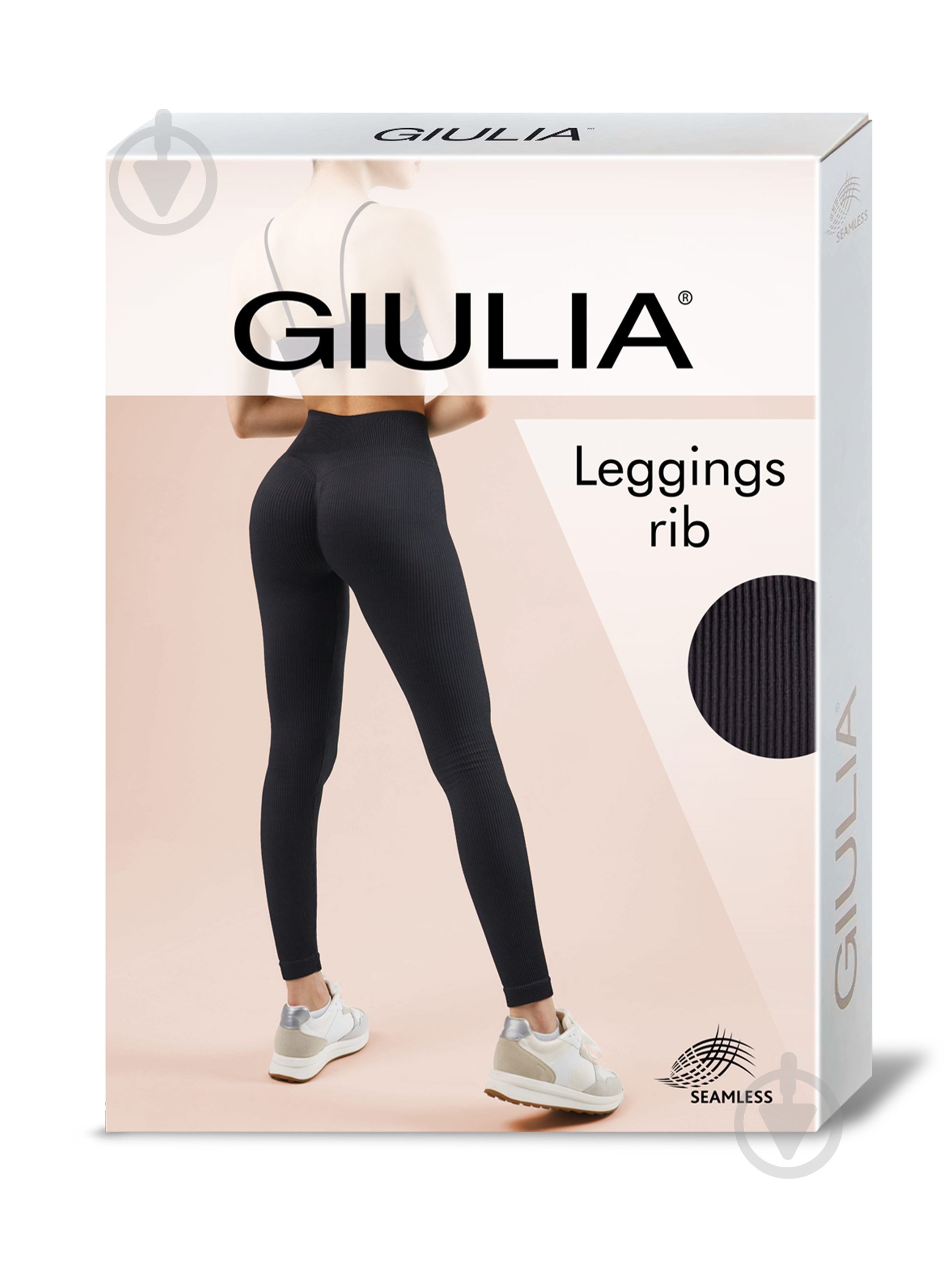Лосини Giulia Rib р.L/XL чорний - фото 1