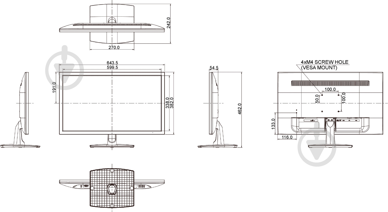 Монитор Iiyama G-Master 27" (GB2730QSU-B1) - фото 12