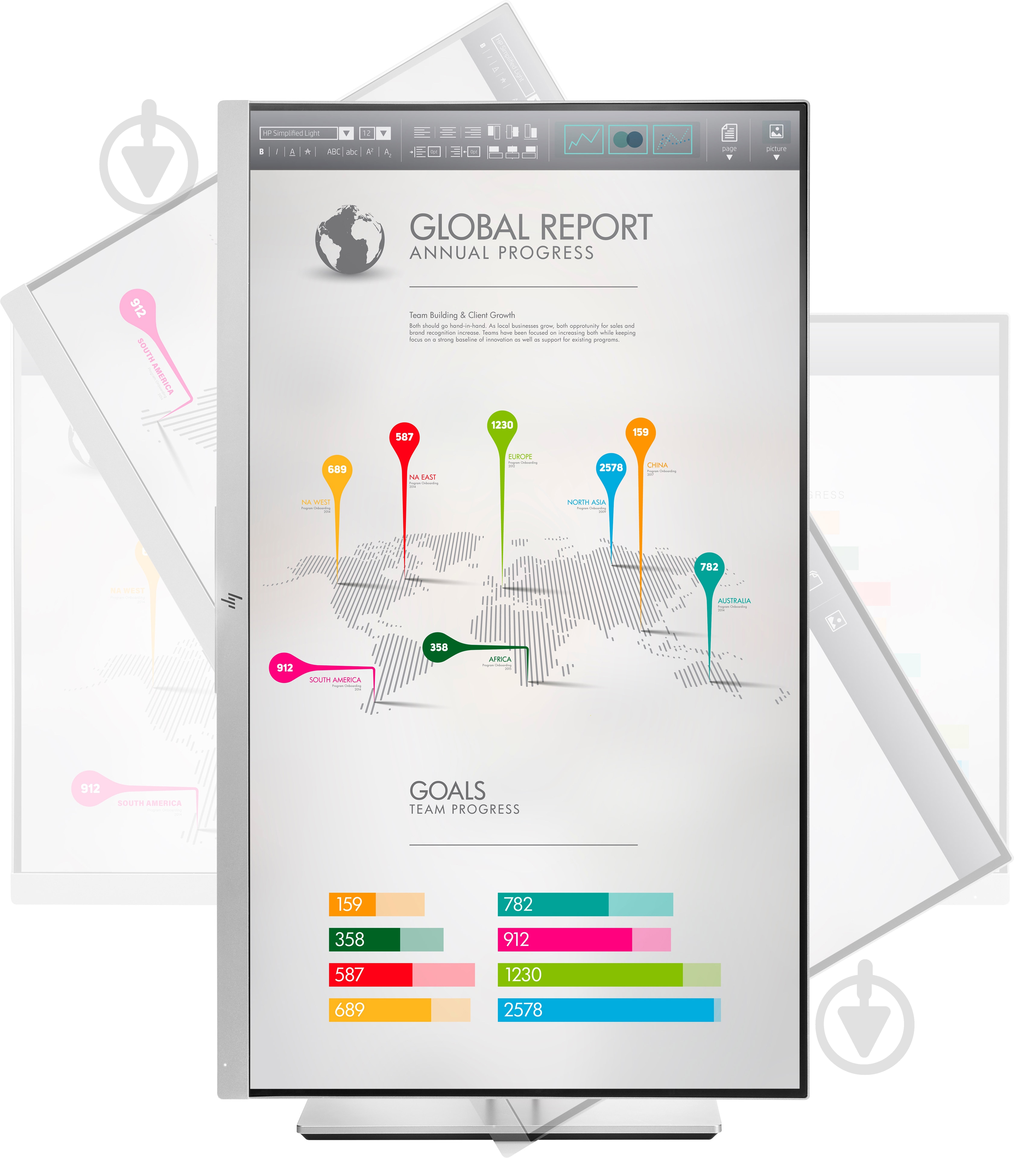 Монитор HP EliteDisplay E273q 27" (1FH52AA) - фото 4