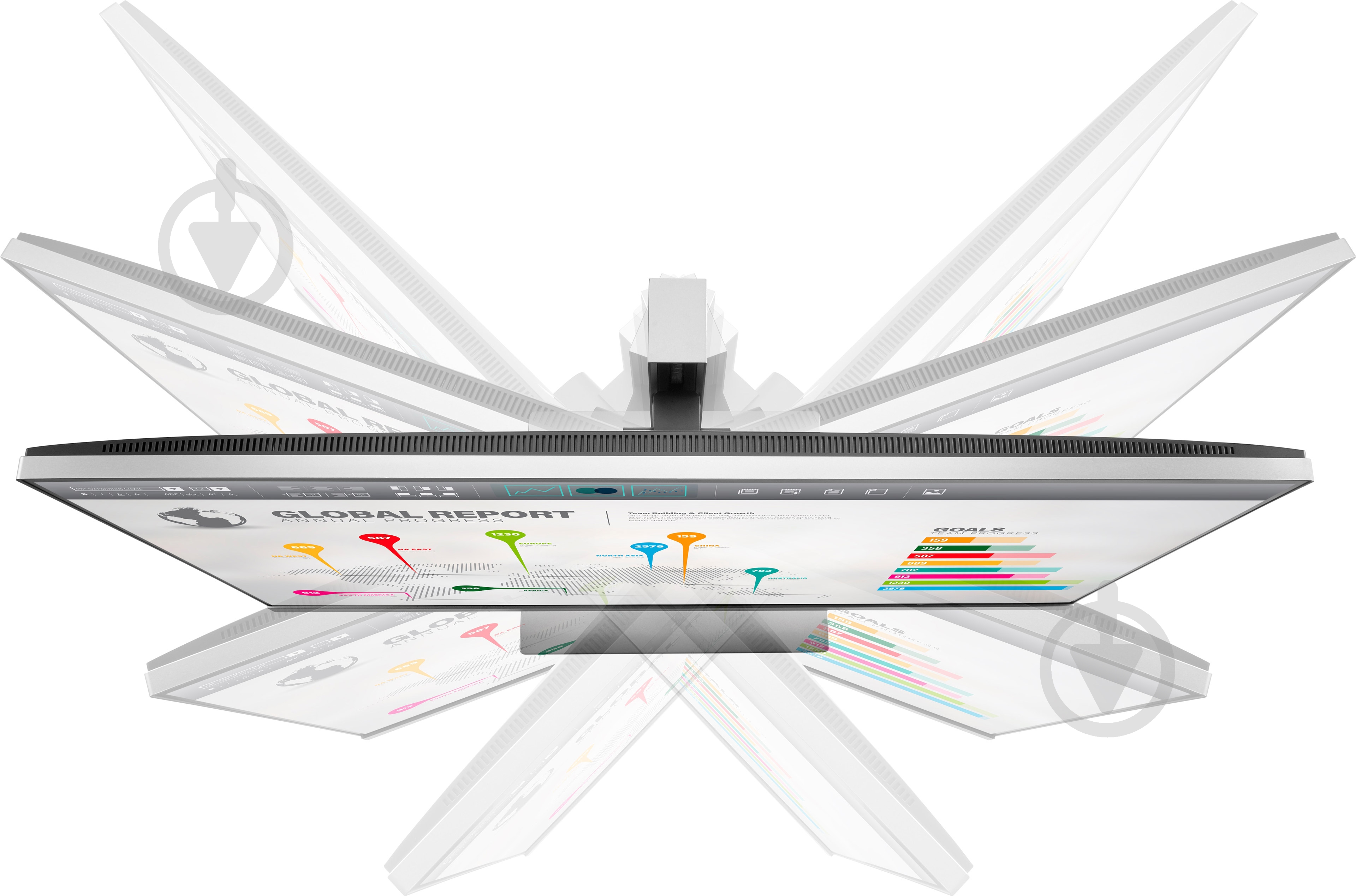 Монитор HP EliteDisplay E273q 27" (1FH52AA) - фото 5