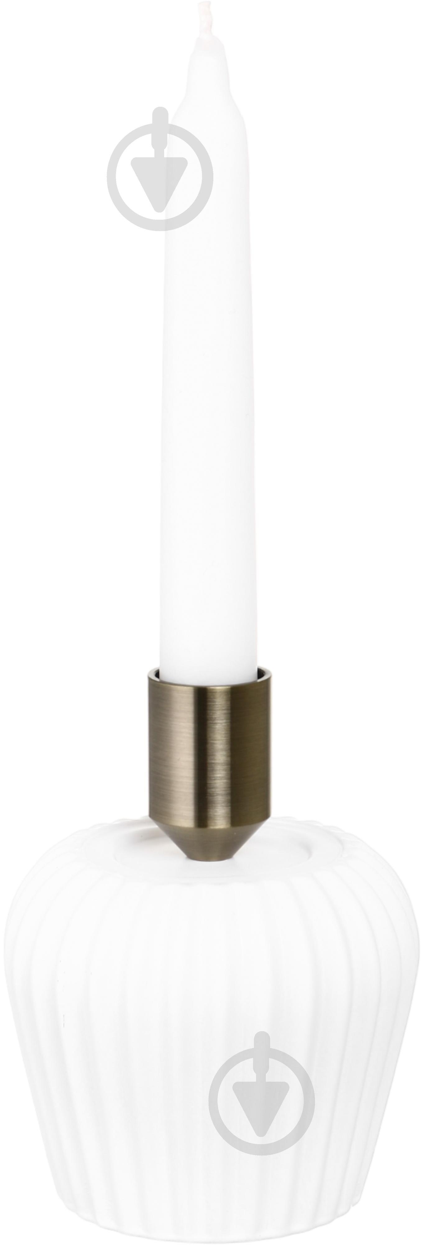 Подсвечник 7,5x10 см белый HS2557 Sensio - фото 3