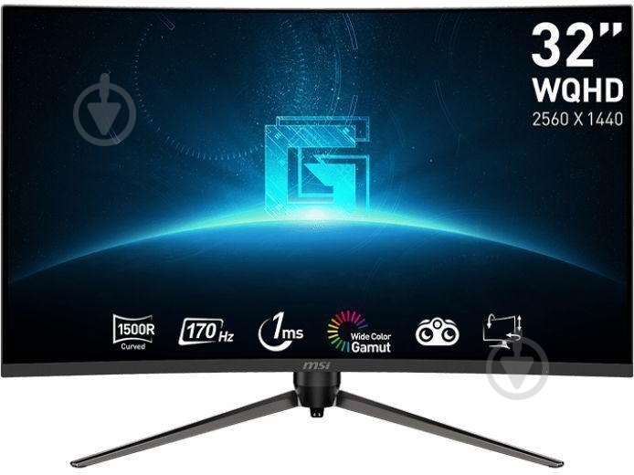 Монитор MSI G32CQ5P 31,5" (9S6-3DB44H-040) - фото 1 Монитор MSI G32CQ5P 31,5" (9S6-3DB44H-040) - фото 1