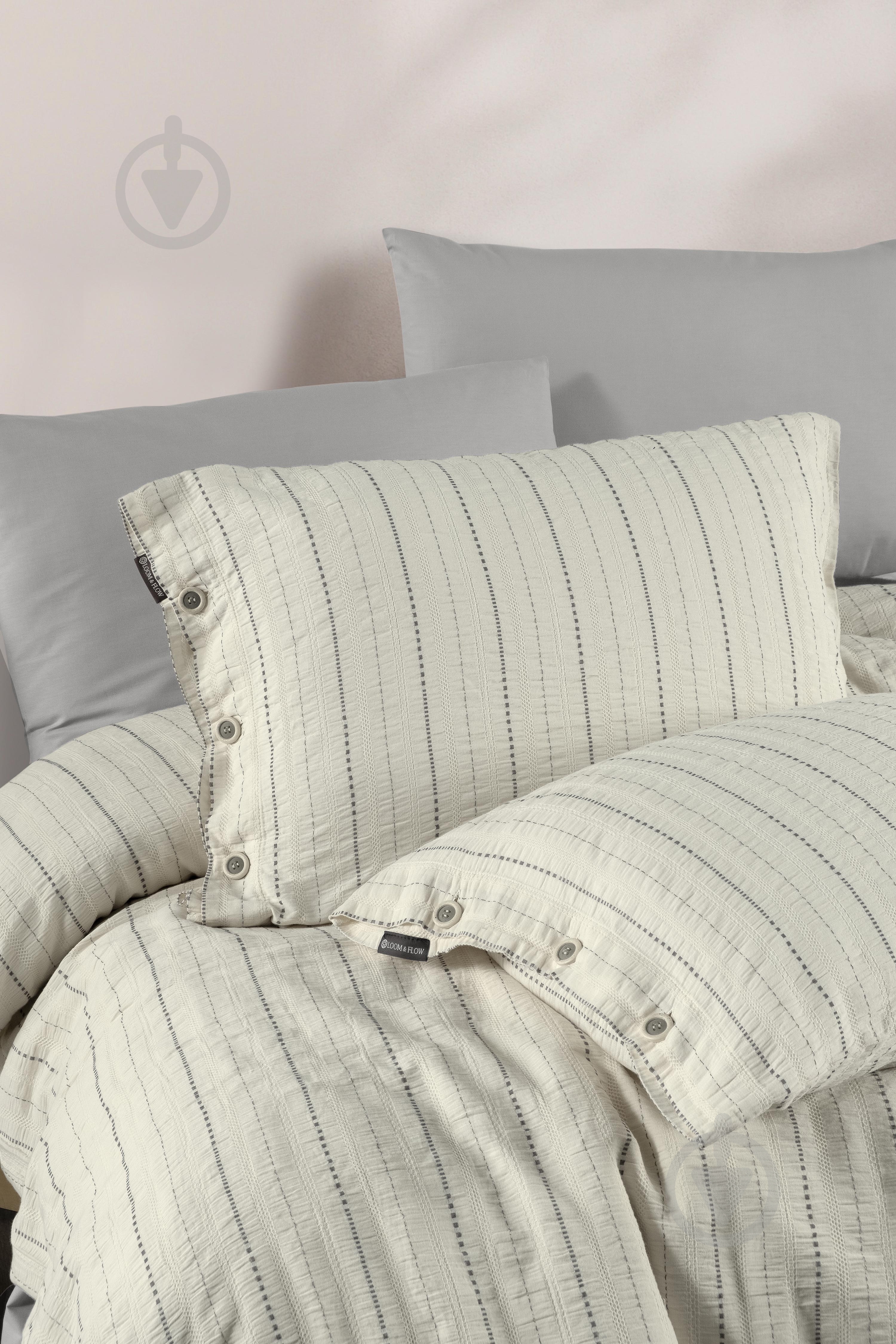 Комплект постільної білизни Brienz ivory 2 Loom&Flow - фото 2 Комплект постільної білизни Brienz ivory 2 Loom&Flow - фото 2