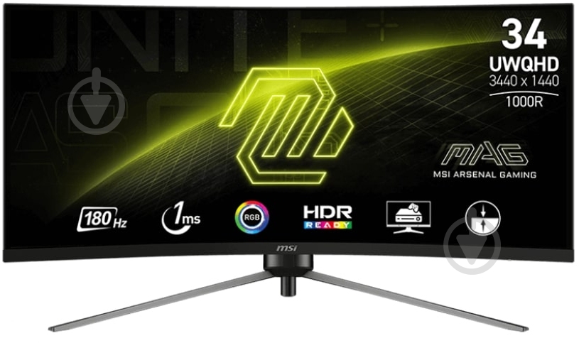 Монитор MSI MAG 345CQR 34" (9S6-3DD14H-002) - фото 1