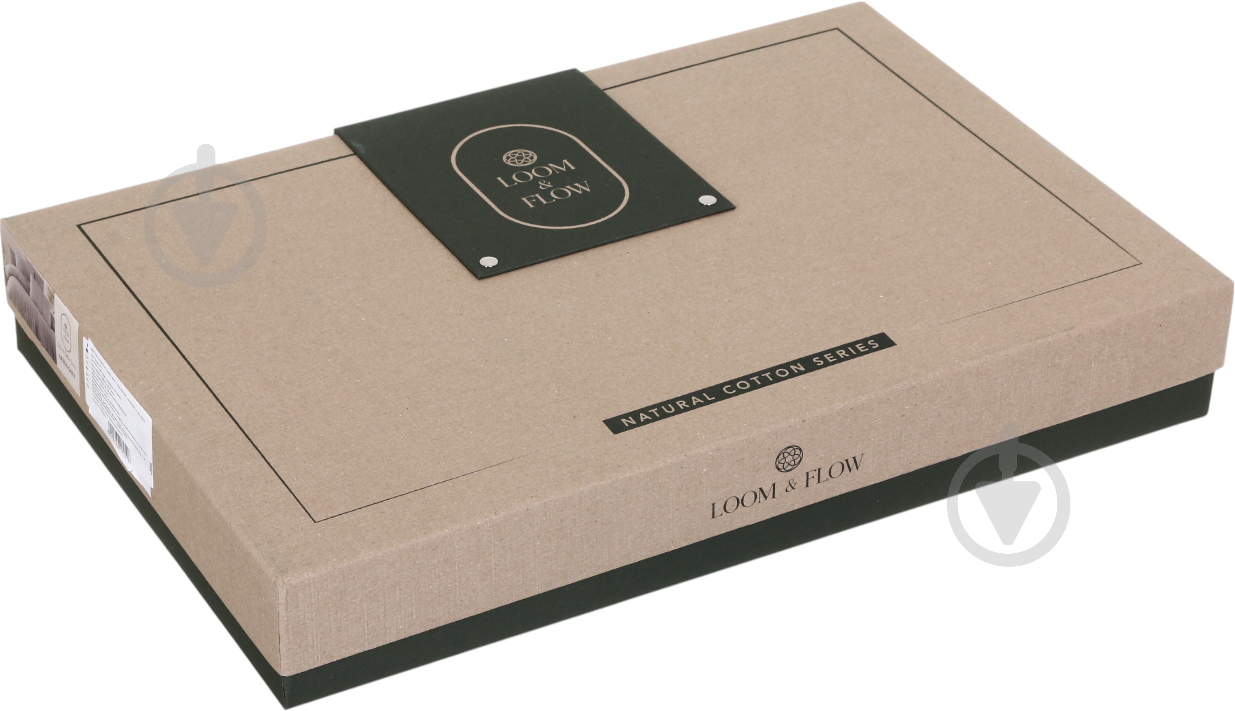 Комплект постільної білизни Lugano grey 2 Loom&Flow - фото 4