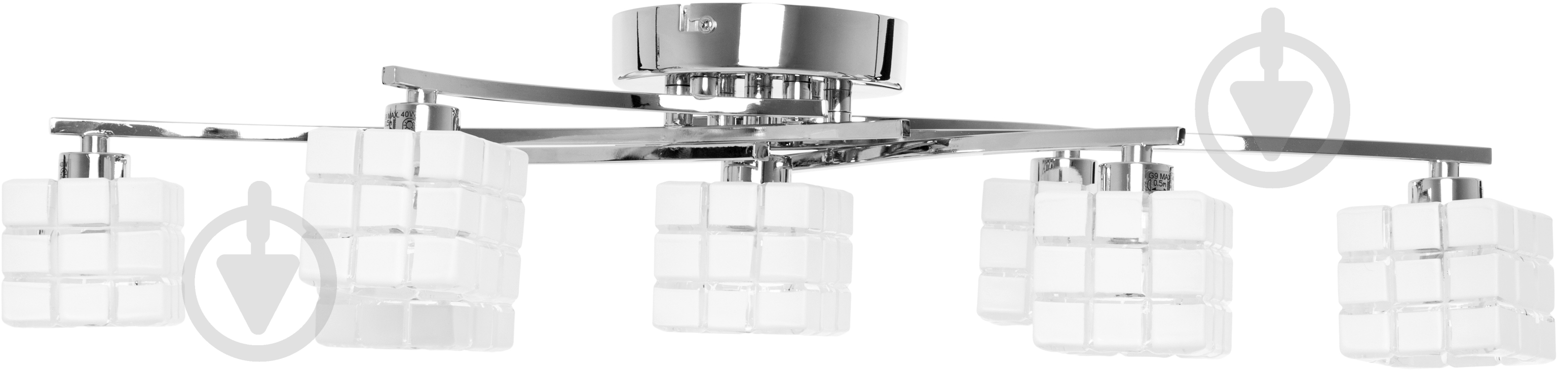 Люстра потолочная Crystal Lux 7xG9 белый Quadro/PL7 - фото 2