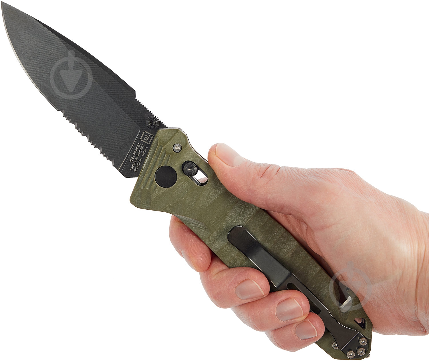 Нож TB Outdoor CAC S200 Army Knife G10 olive 929.00.06 - фото 4 Нож TB Outdoor CAC S200 Army Knife G10 olive 929.00.06 - фото 4