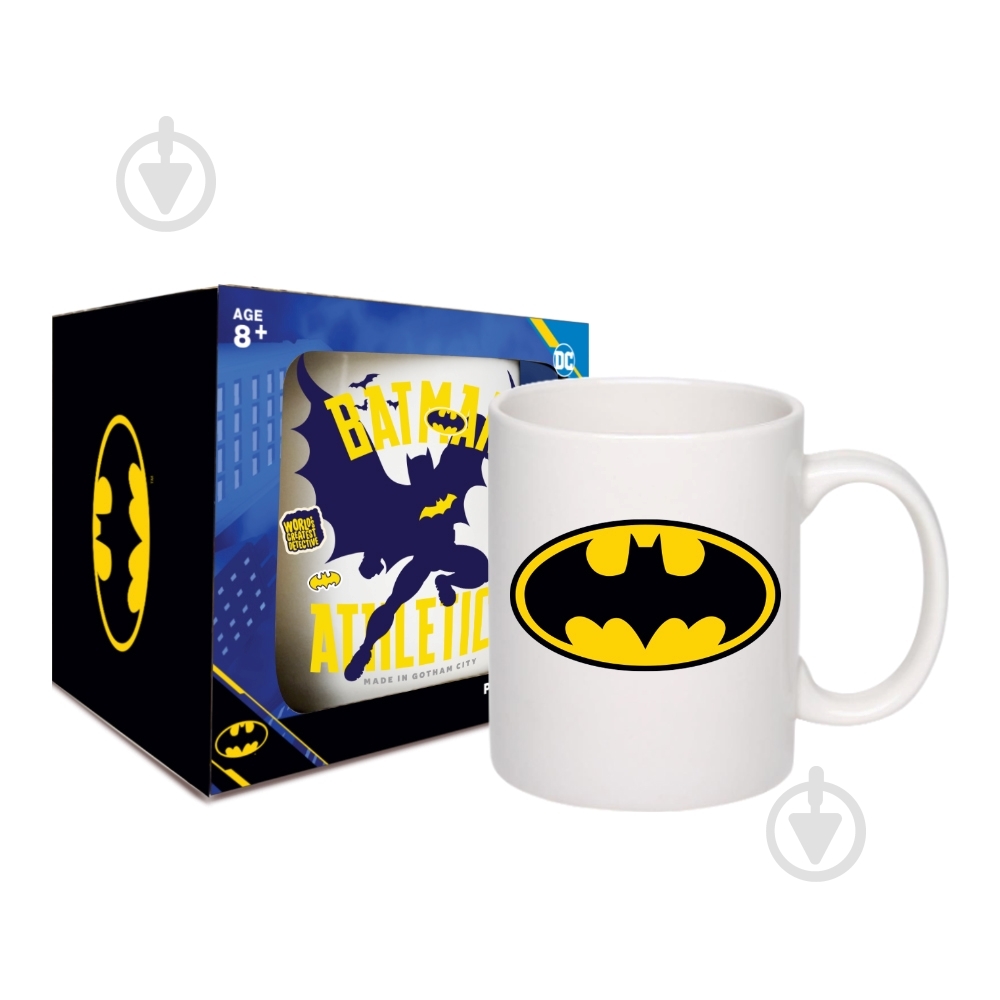 Кружка Warner Bros Цилиндр Batman Athletics - фото 1