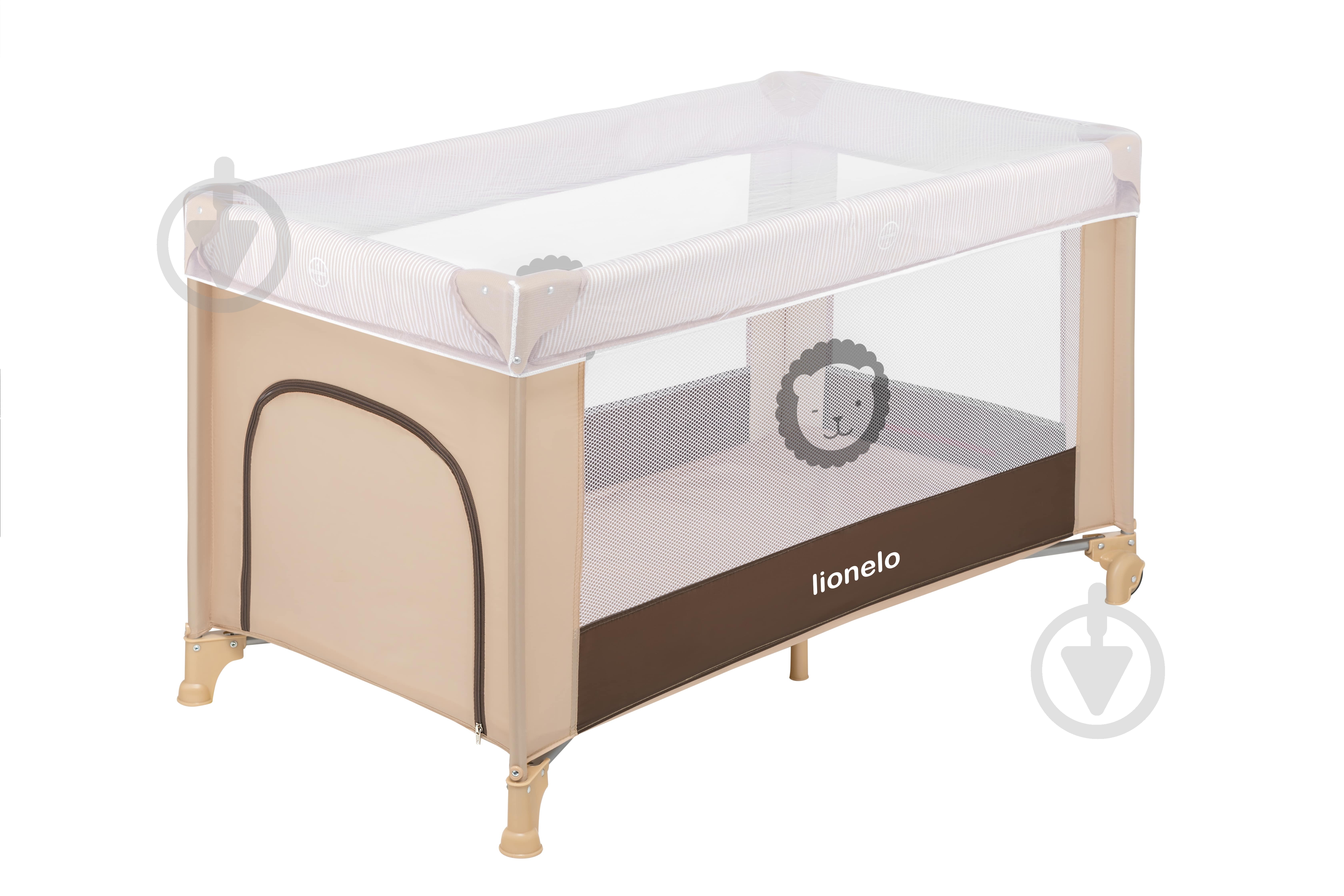 Манеж-кровать Lionelo Adriaa Beige Stripes LO.AD01 - фото 2 Манеж-кровать Lionelo Adriaa Beige Stripes LO.AD01 - фото 2