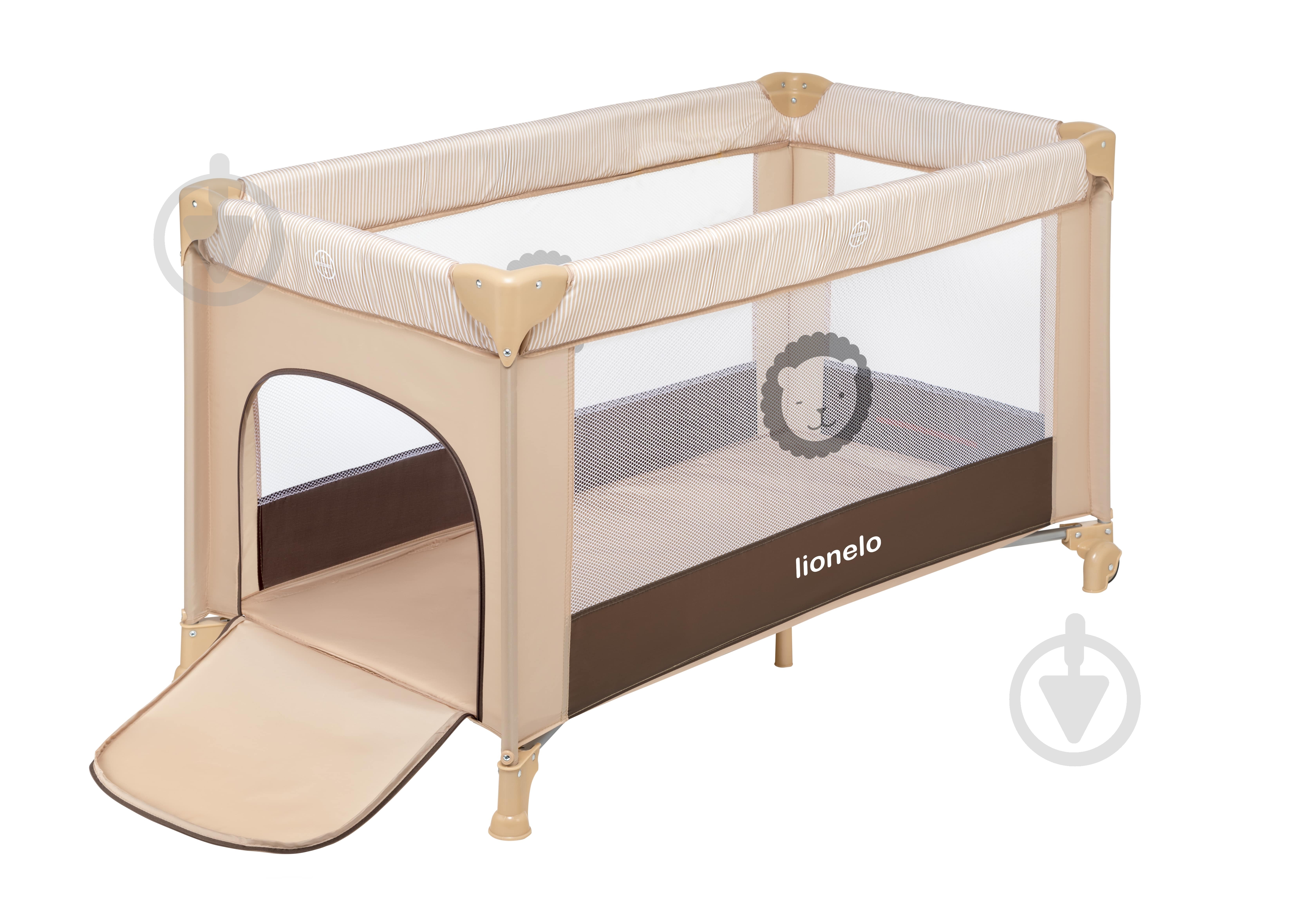 Манеж-кровать Lionelo Adriaa Beige Stripes LO.AD01 - фото 3 Манеж-кровать Lionelo Adriaa Beige Stripes LO.AD01 - фото 3