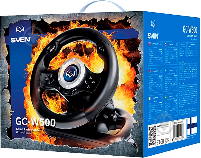 Игровой руль Sven GC-W500 USB (00700047) - фото 8