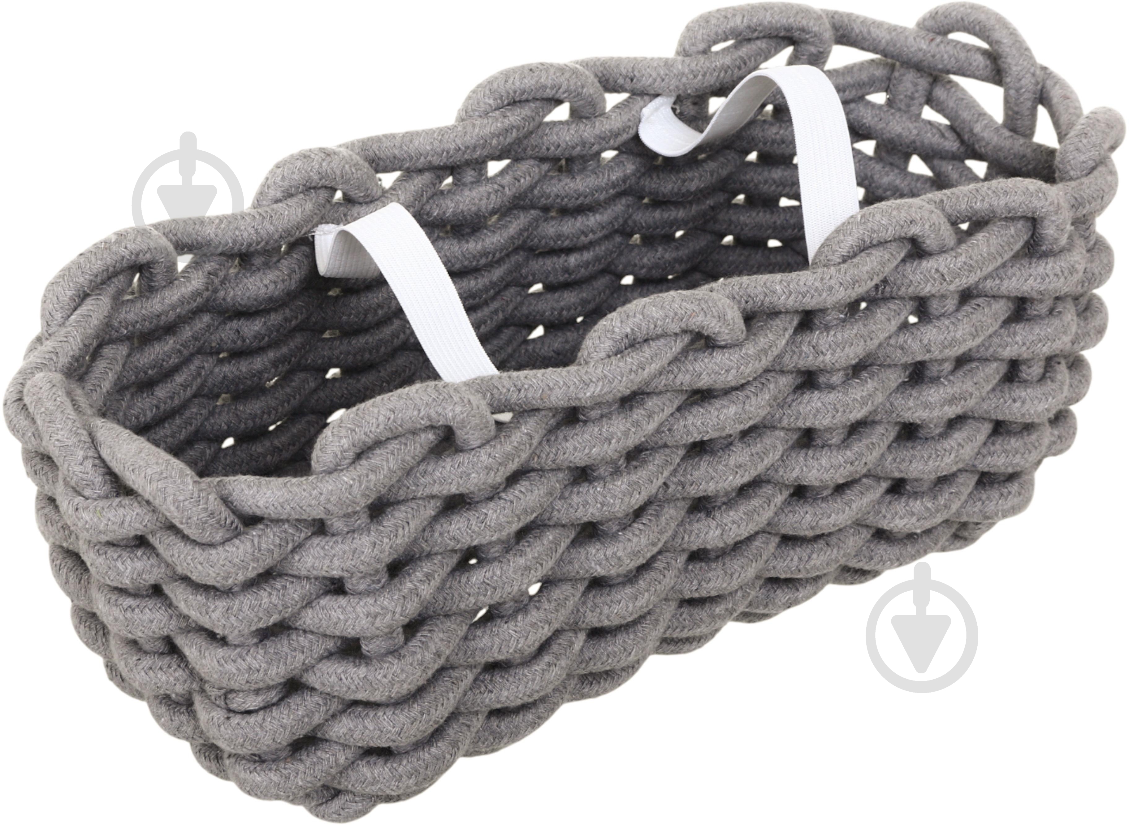 Серветниця декоративна Sensio Enea 26х16х12 см сірий - фото 4