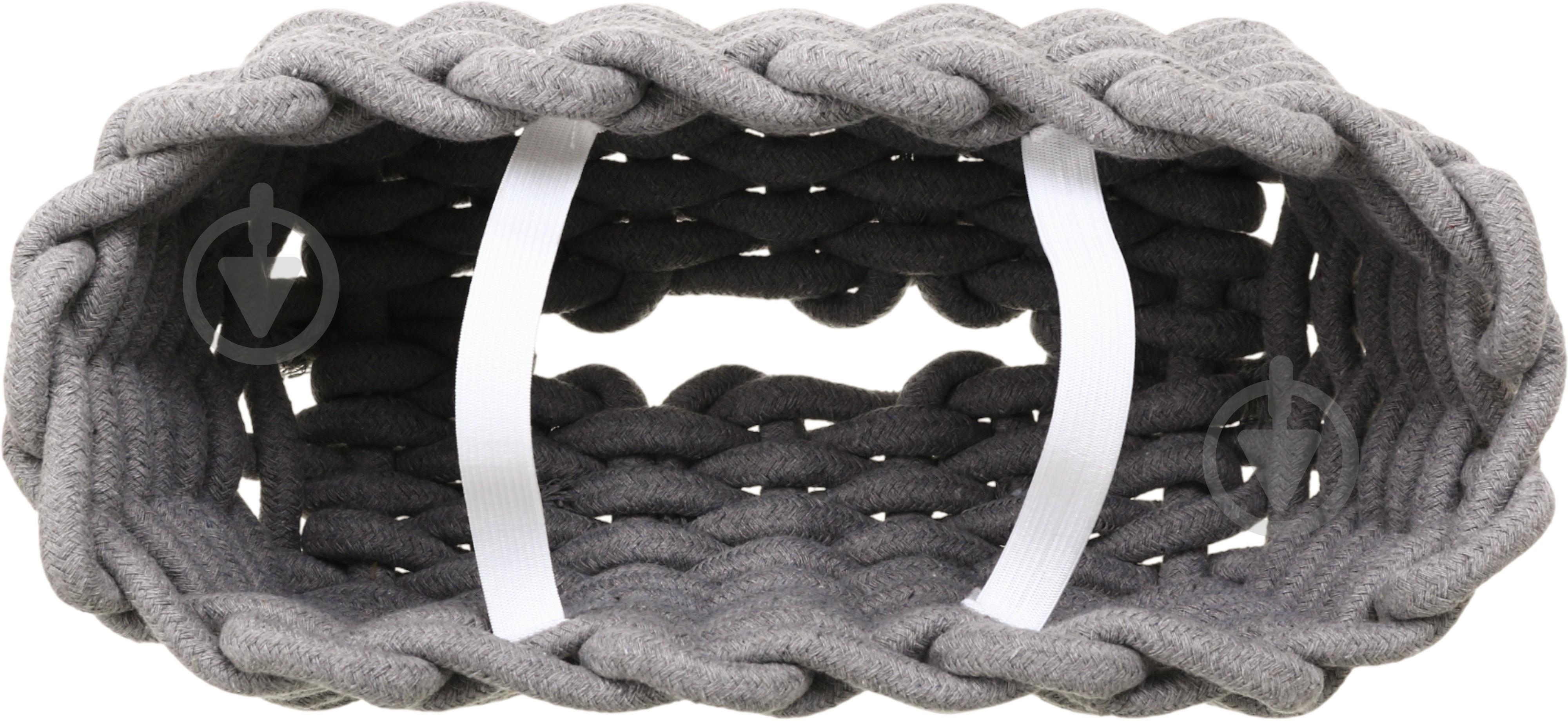 Серветниця декоративна Sensio Enea 26х16х12 см сірий - фото 3