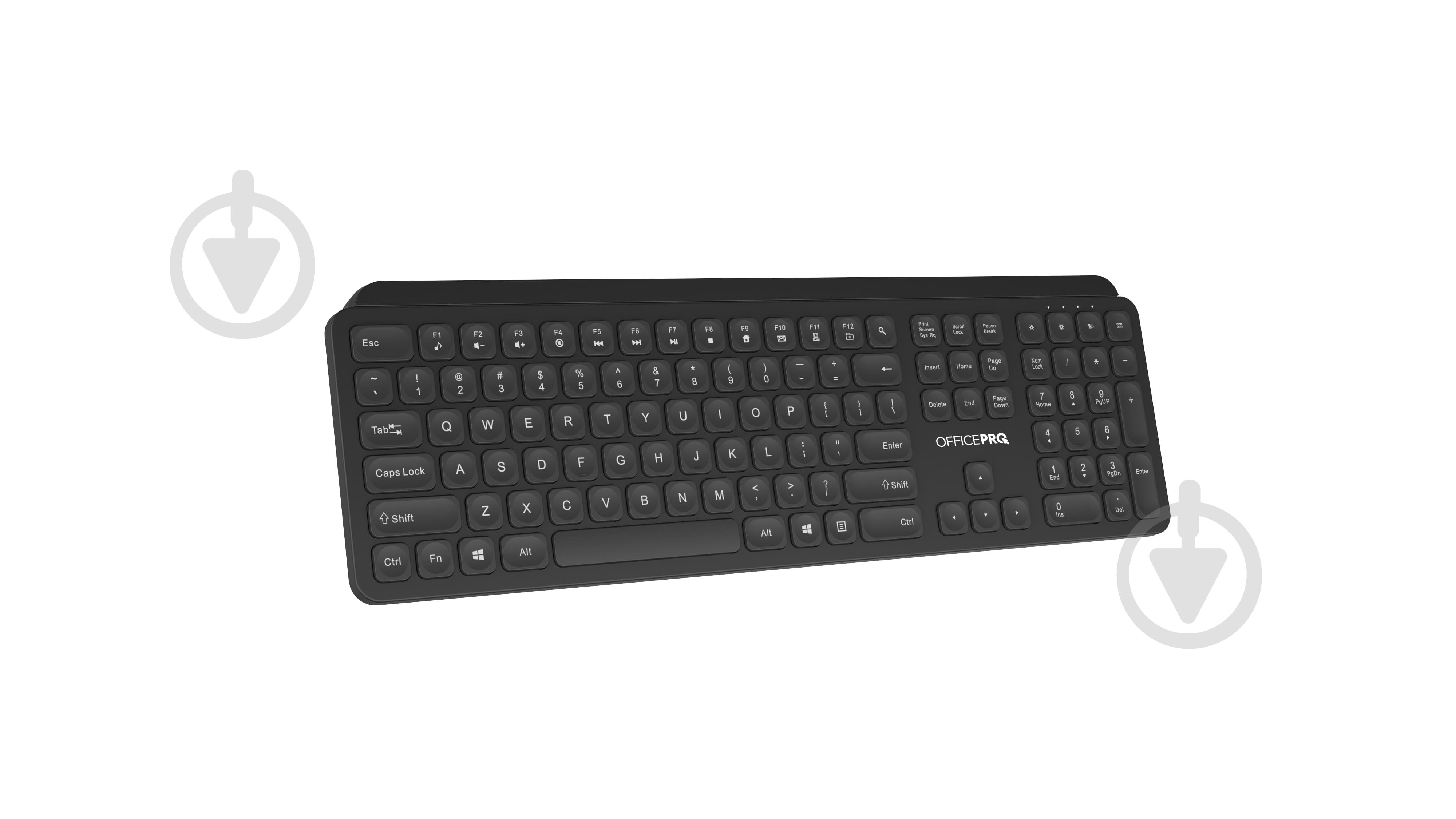 Клавіатура бездротова OfficePro (SK680) black - фото 5