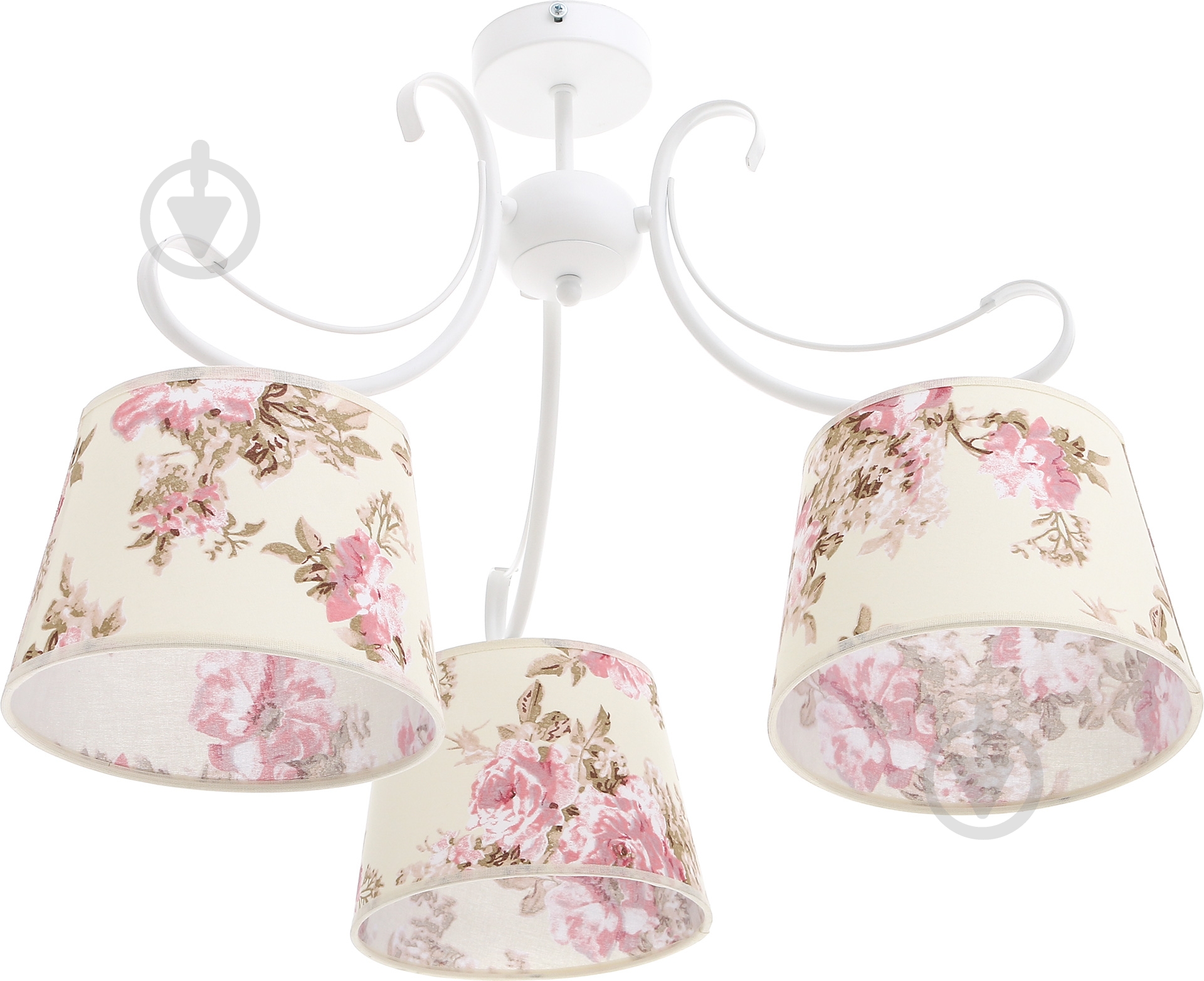 Люстра потолочная TK Lighting AMELIA WHITE 3x60 Вт E27 белый с рисунком 363 - фото 1 Люстра потолочная TK Lighting AMELIA WHITE 3x60 Вт E27 белый с рисунком 363 - фото 1