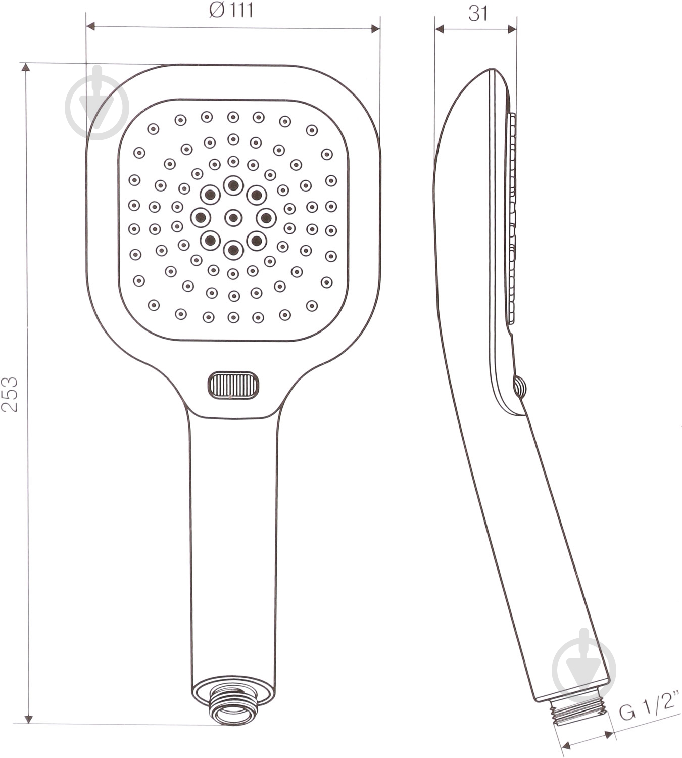 Ручной душ Koller Pool SH518 - фото 3