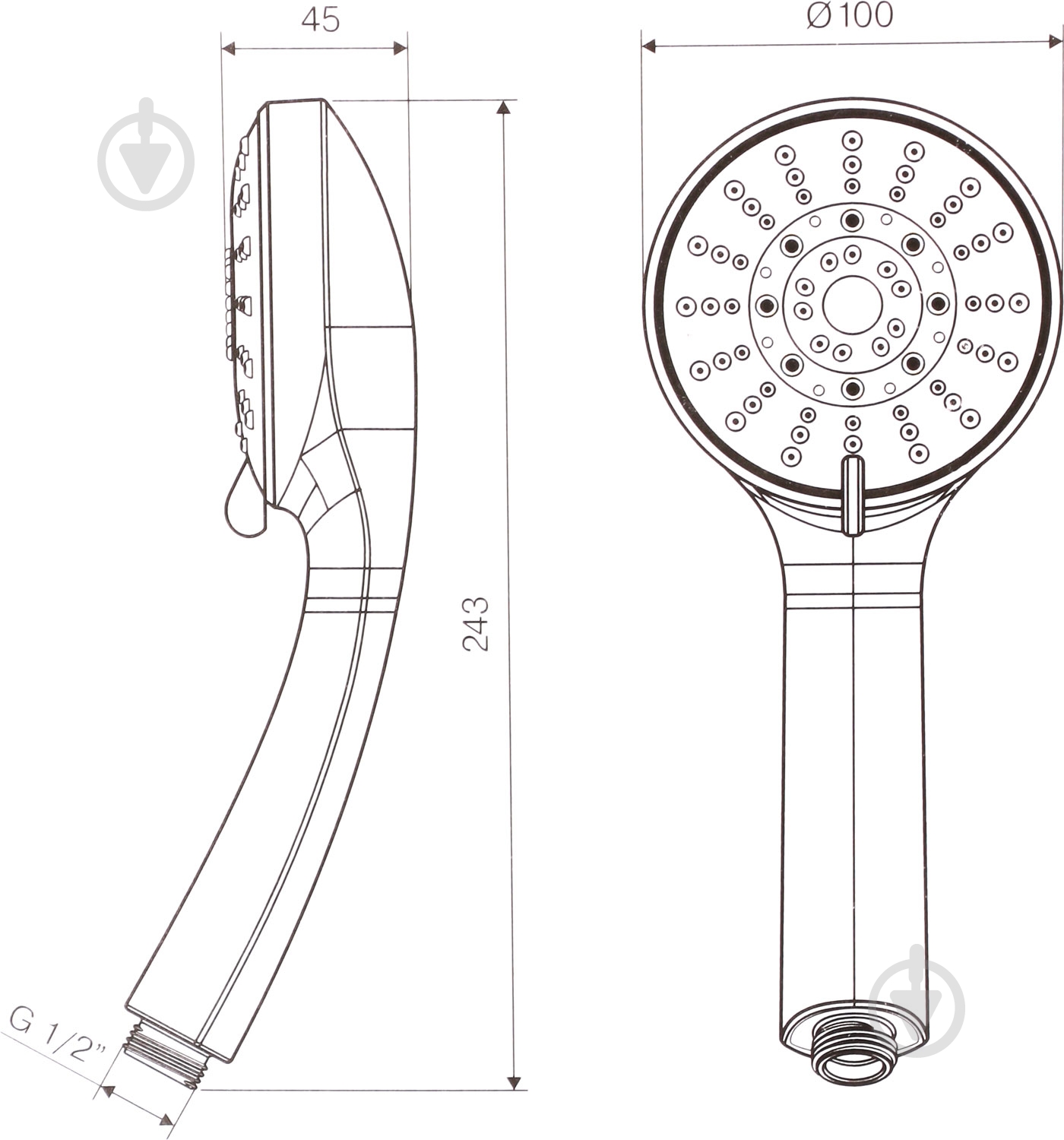 Ручной душ Koller Pool SH503 - фото 3