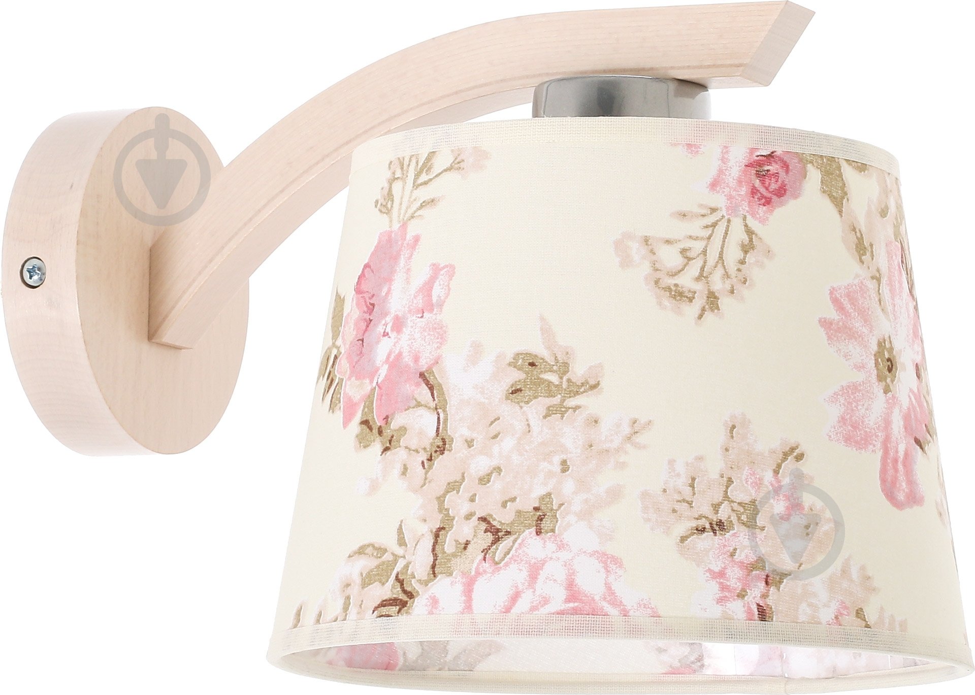 Бра TK Lighting PINK 1x60 Вт E27 белый с рисунком 390 - фото 1