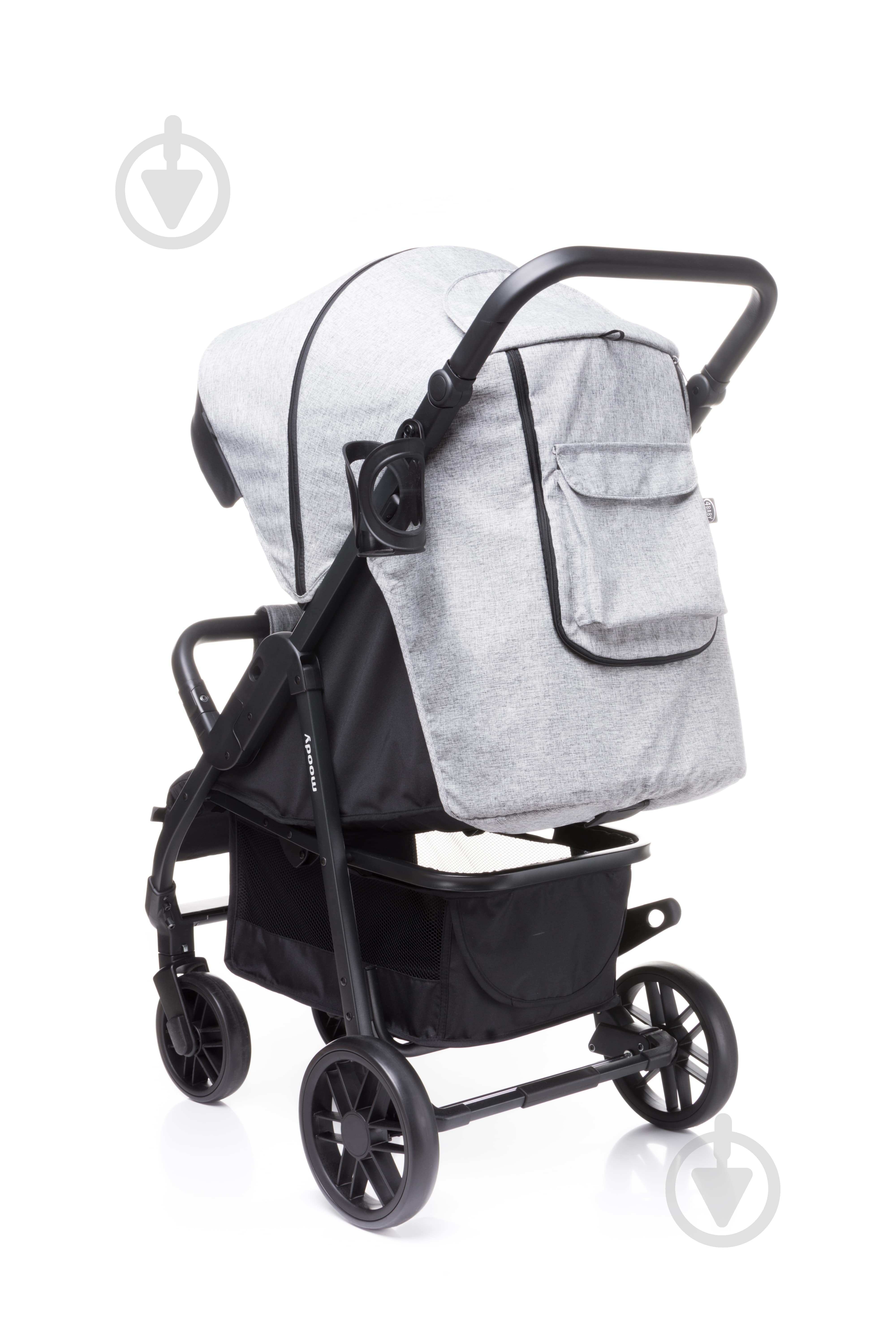 Коляска прогулочная 4Baby Moody light grey - фото 2