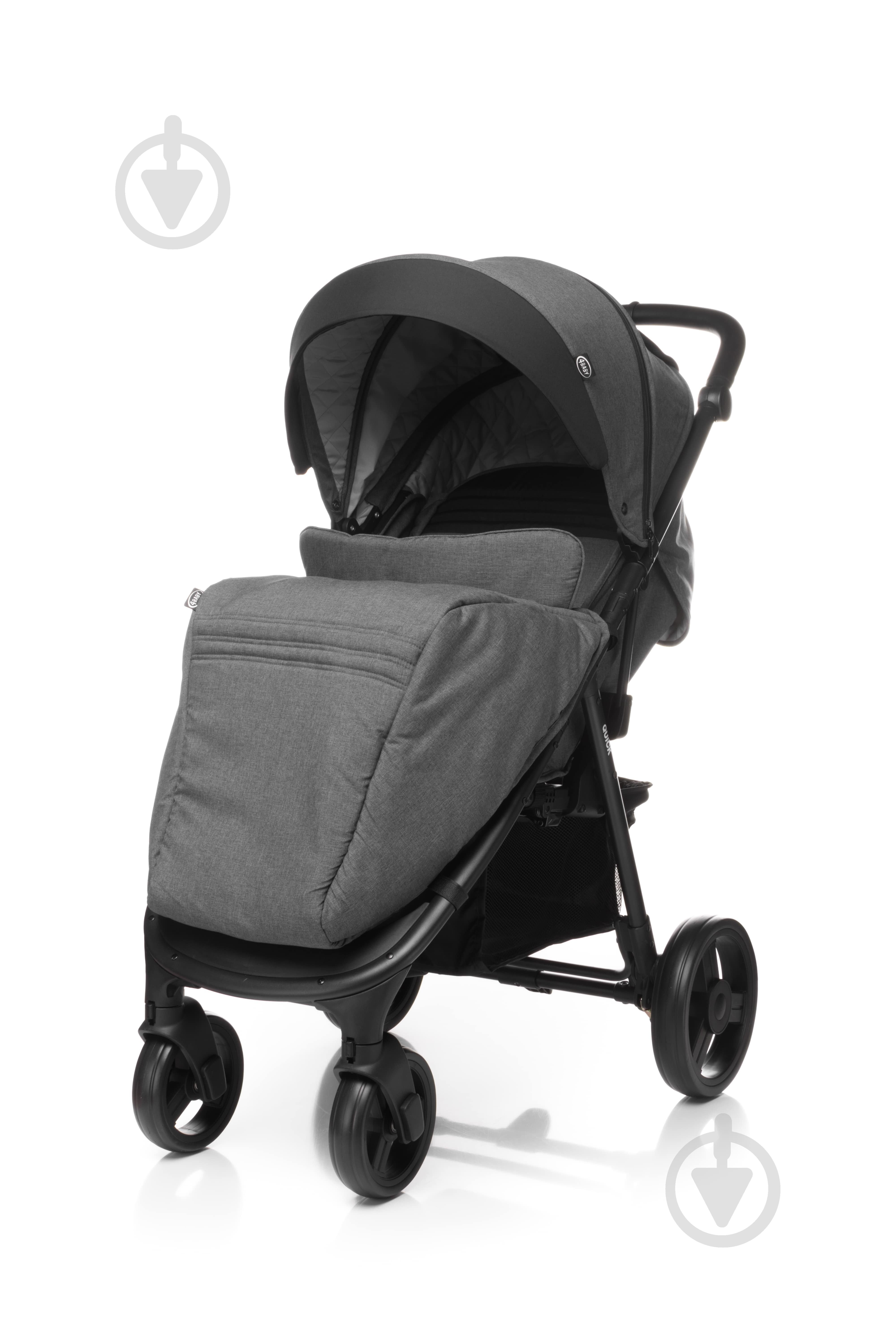 Коляска прогулочная 4Baby Quick graphite - фото 2