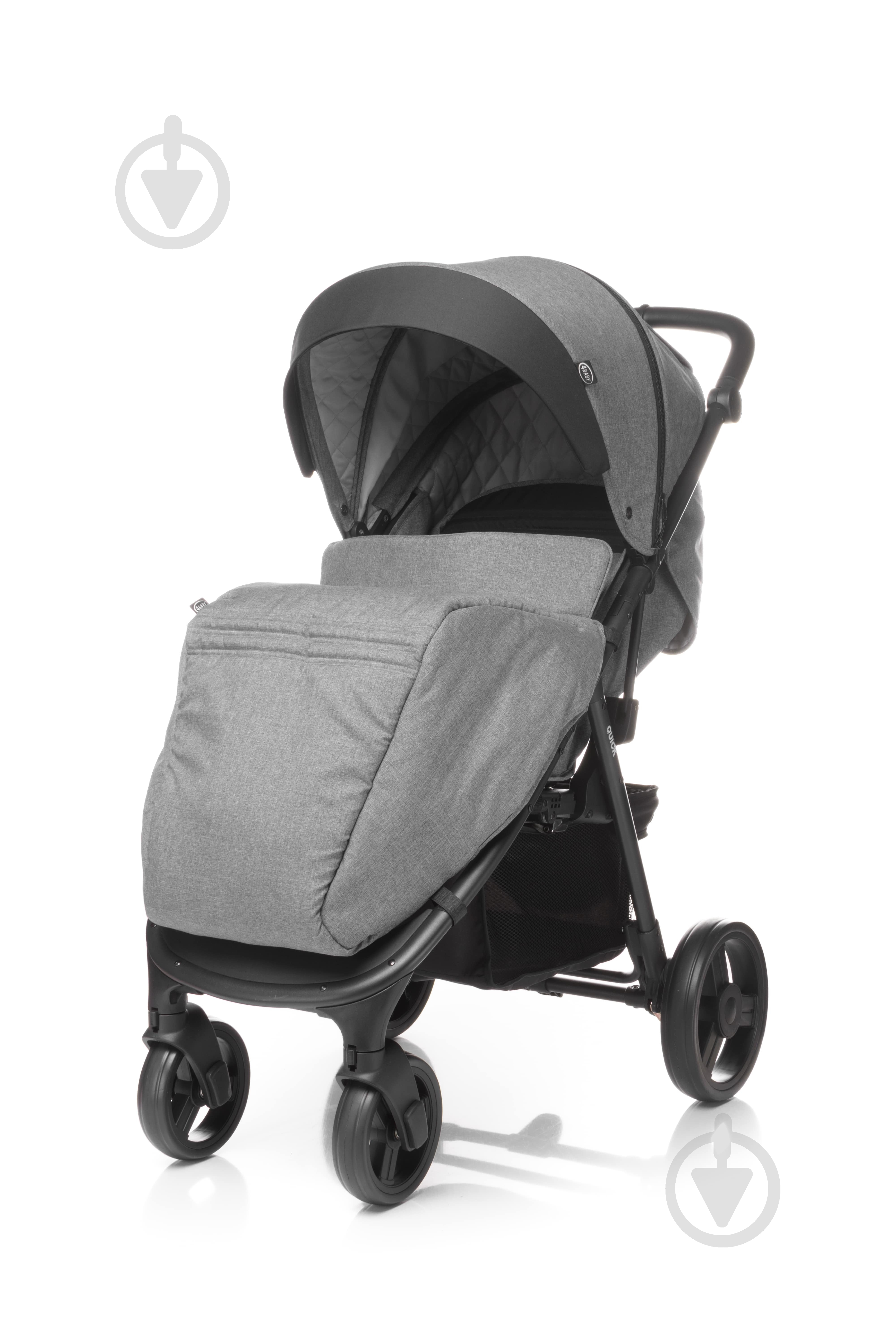 Коляска прогулочная 4Baby Quick grey - фото 2 Коляска прогулочная 4Baby Quick grey - фото 2