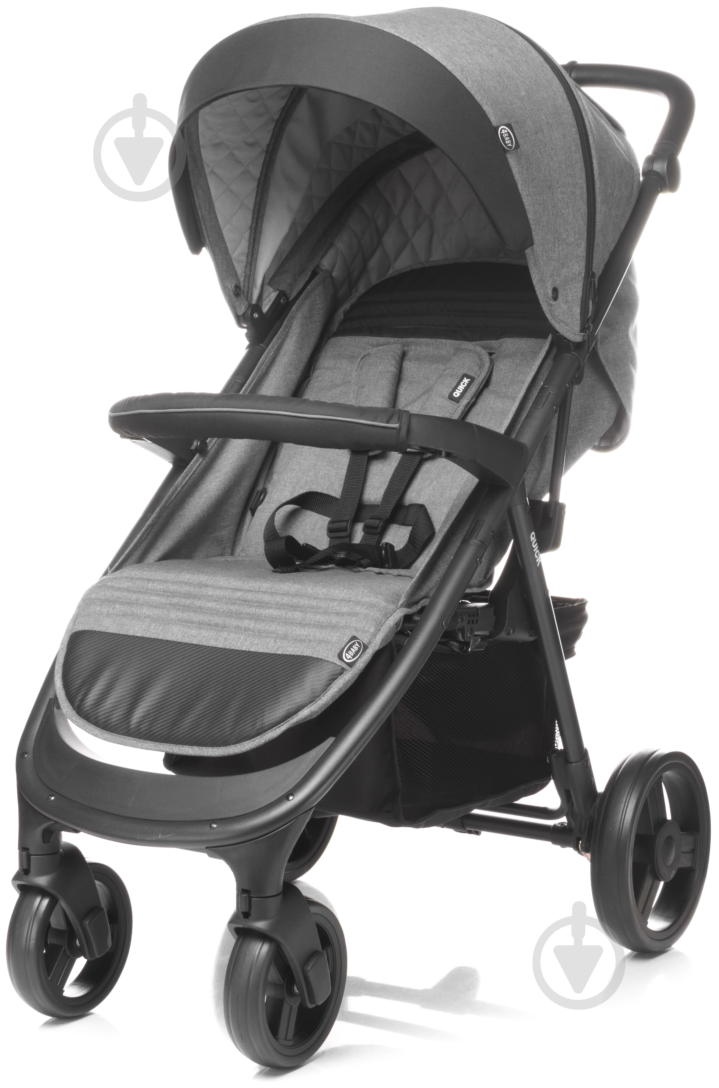 Коляска прогулочная 4Baby Quick grey - фото 1 Коляска прогулочная 4Baby Quick grey - фото 1