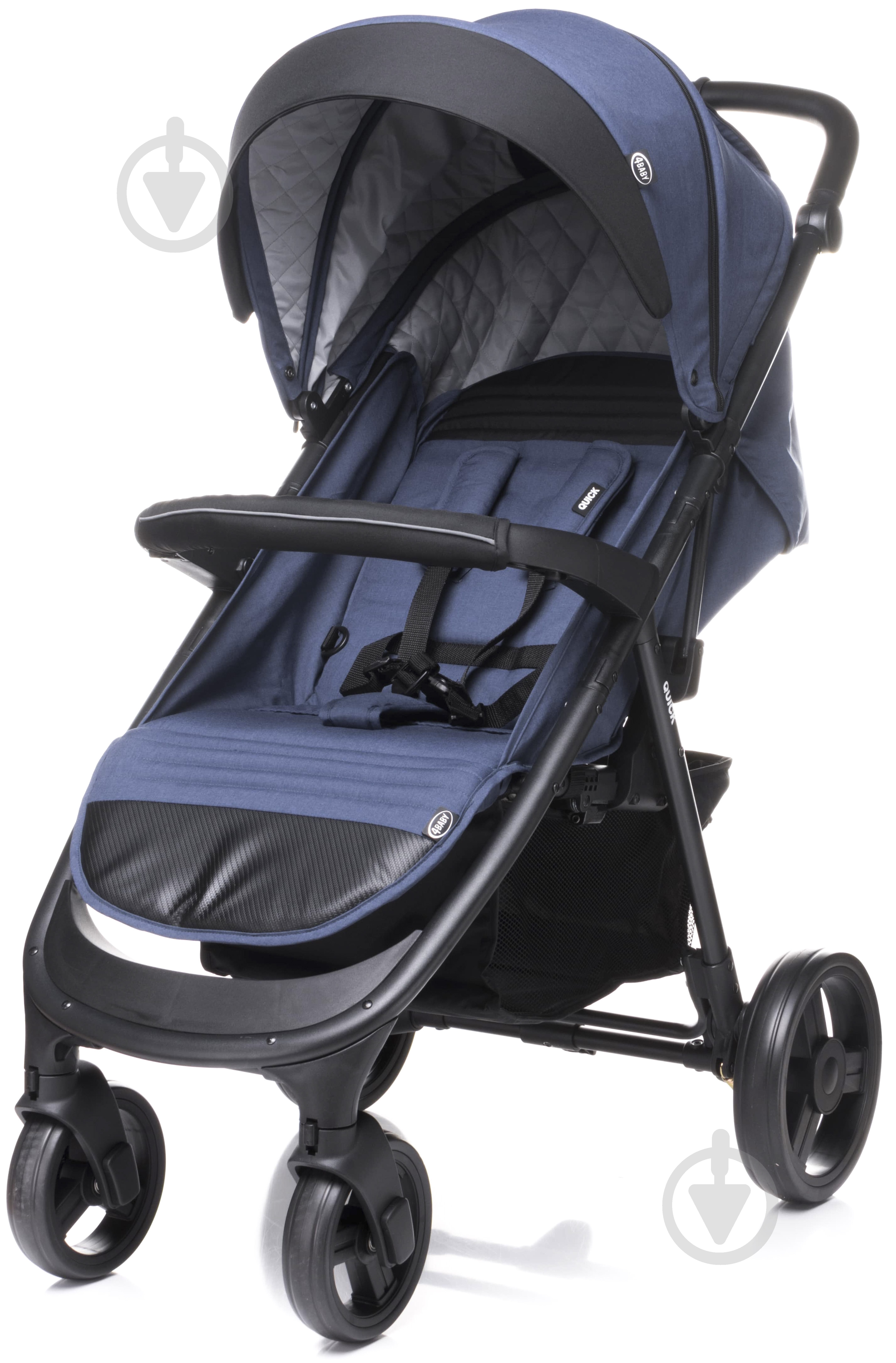 Коляска прогулочная 4Baby Quick navy blue - фото 1 Коляска прогулочная 4Baby Quick navy blue - фото 1