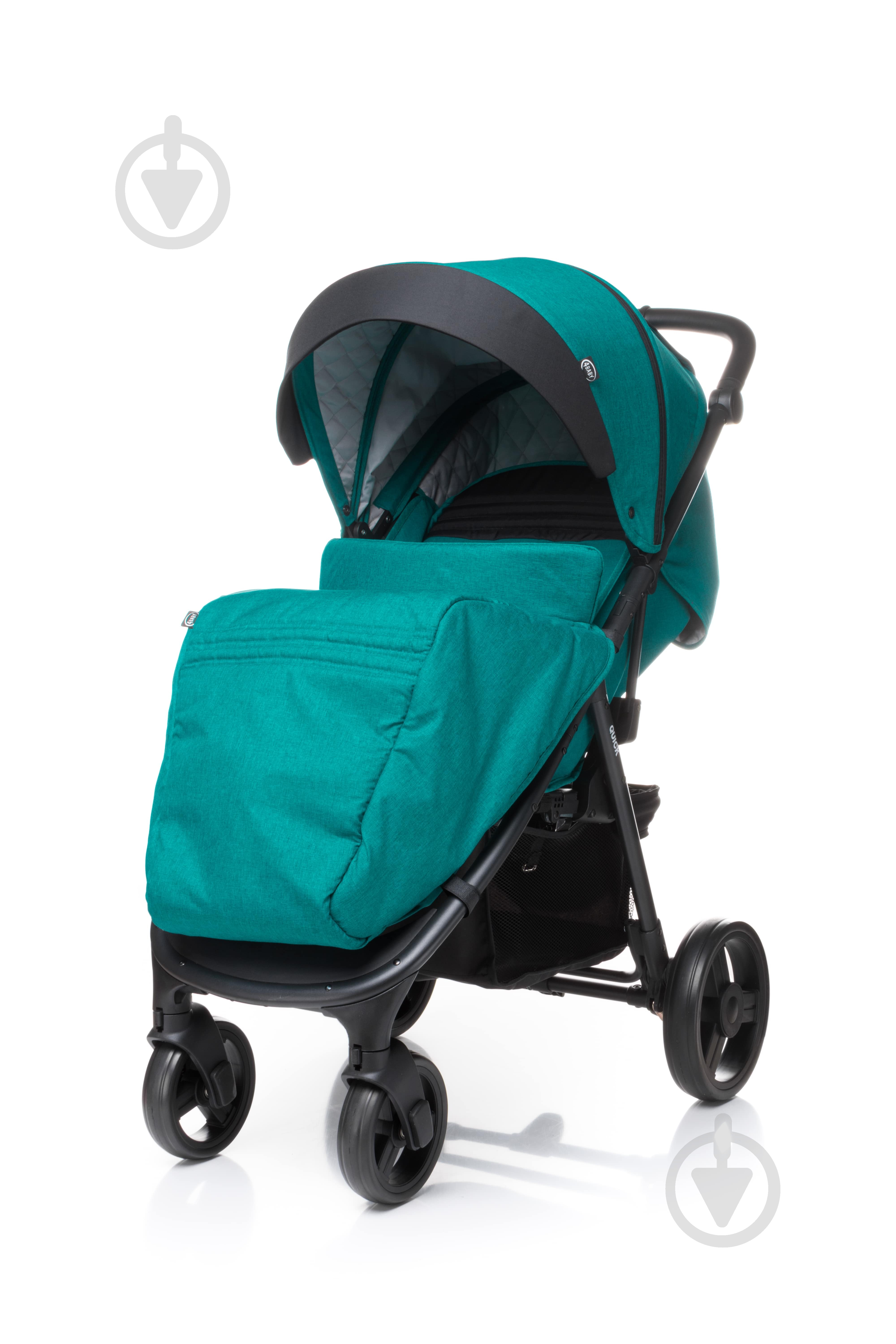 Коляска прогулочная 4Baby Quick dark turkus - фото 4