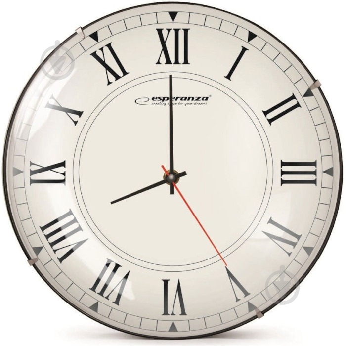 Годинник настінний Wall Clock Roma EHC018R 30 см Esperanza - фото 1