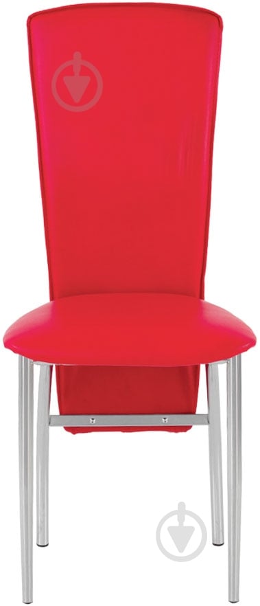 Стілець обідній Nowy Styl AMELY CHROME (BOX-4) V-27 хром/червоний - фото 2