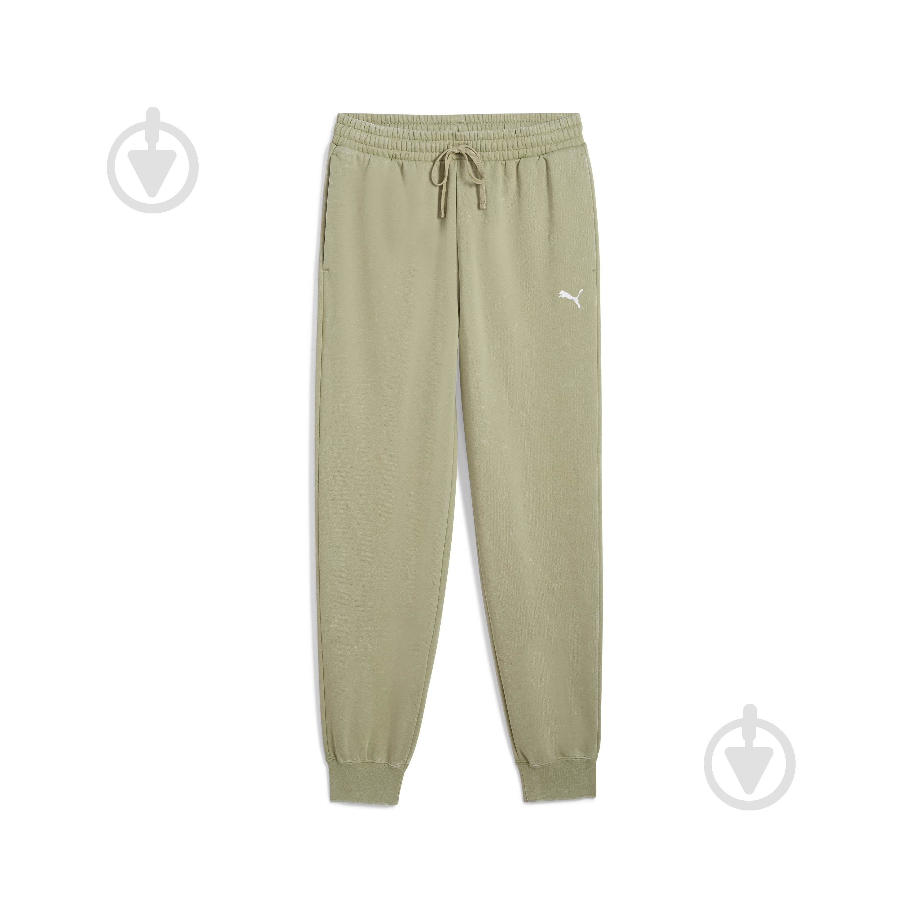Штани Puma ESS ELEVATED Relaxed Wash Sweatpants FL 68843682 р. XL хакі - фото 4