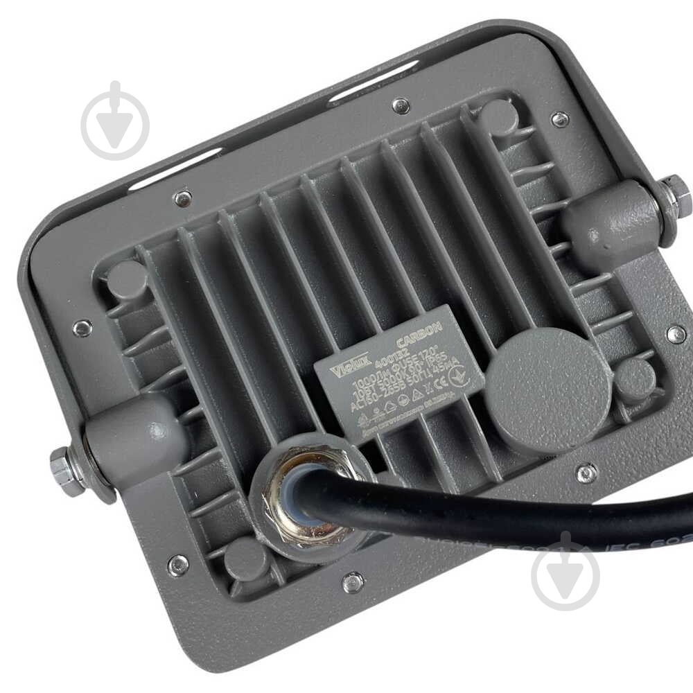 Прожектор светодиодный Violux CARBON 10 Вт IP65 серый 400132 - фото 4 Прожектор светодиодный Violux CARBON 10 Вт IP65 серый 400132 - фото 4