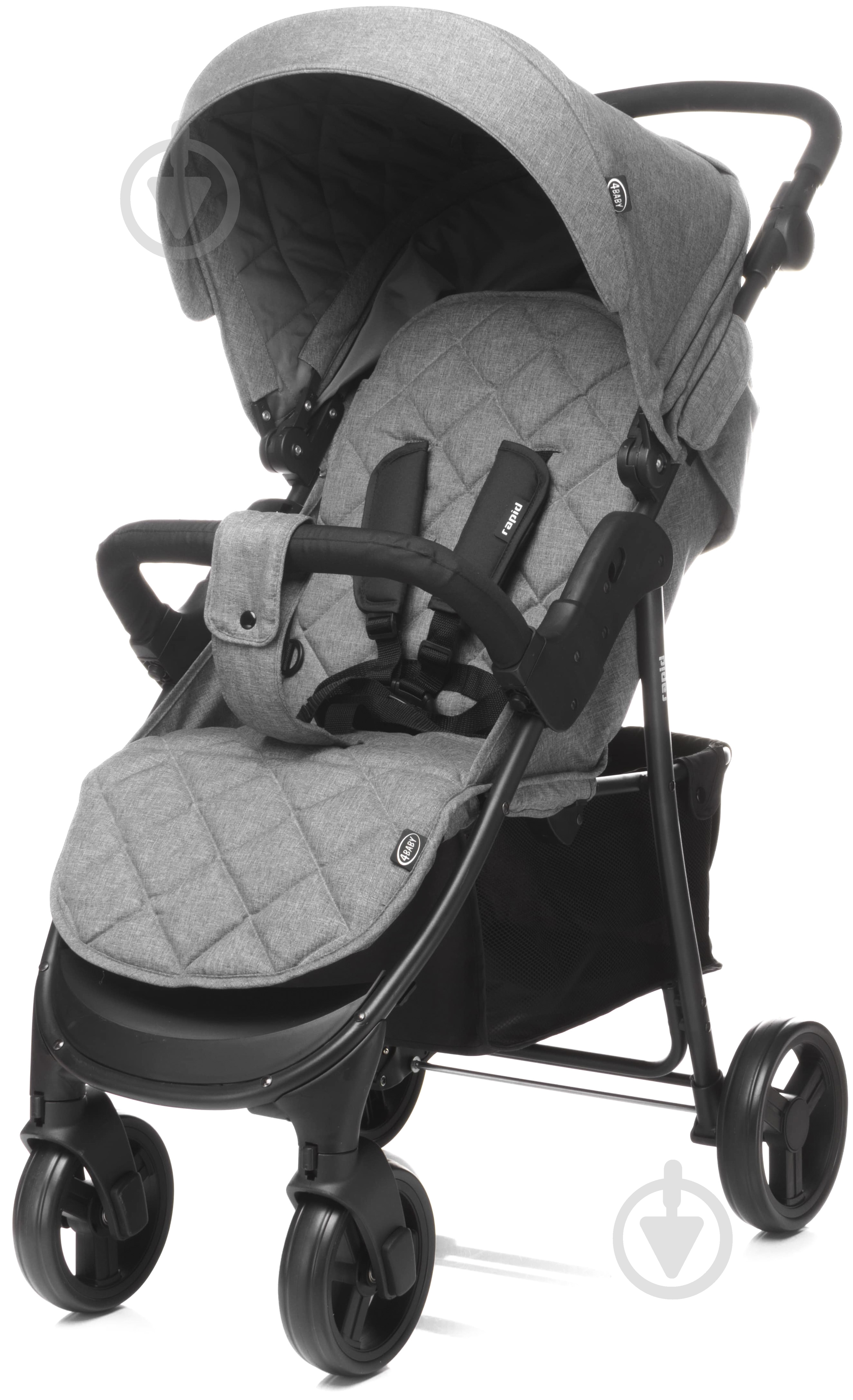 Коляска прогулочная 4Baby Rapid grey - фото 1
