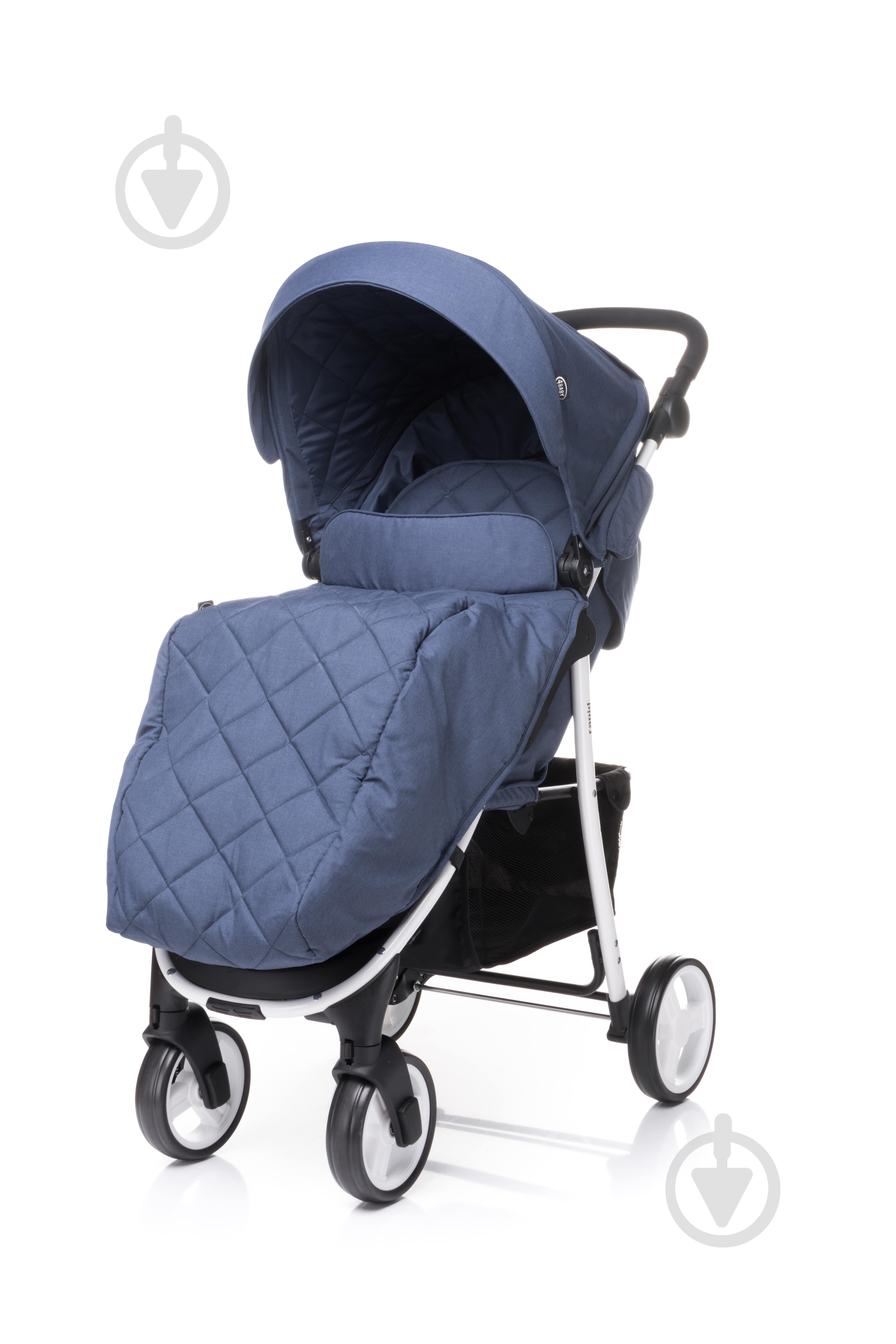 Коляска прогулочная 4Baby Rapid navy blue - фото 2