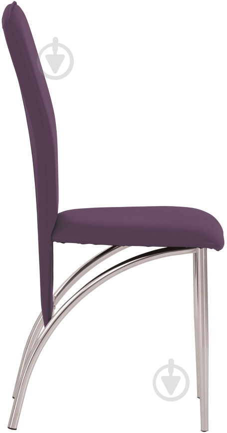 Стілець обідній Nowy Styl AMELY CHROME (BOX-2) EV-11 хром/фіолетовий - фото 3