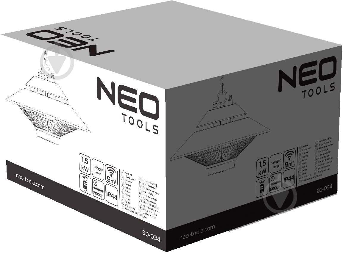 Инфракрасный обогреватель NEO tools 90-034 - фото 6