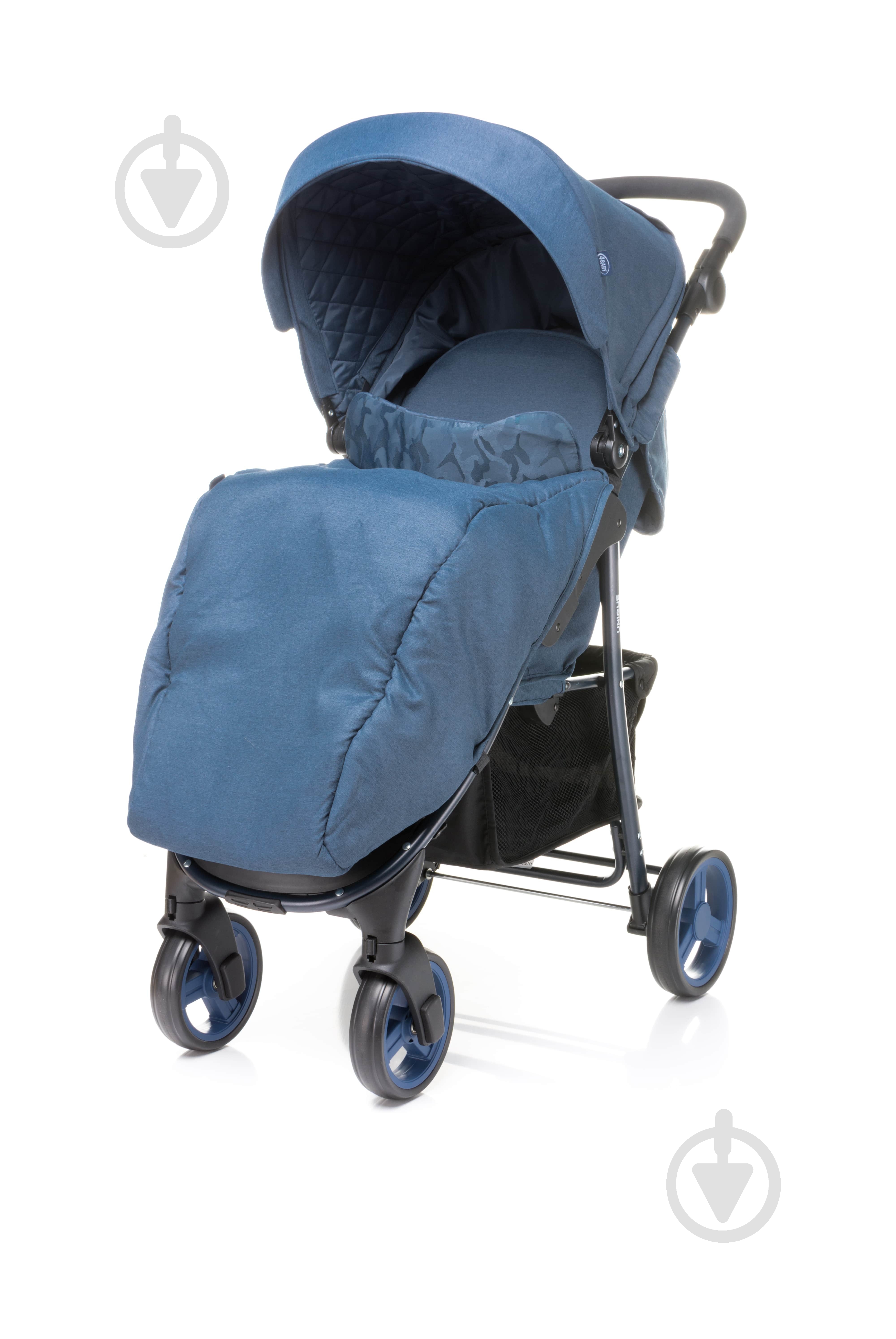 Коляска прогулочная 4Baby Rapid Unique blue - фото 3