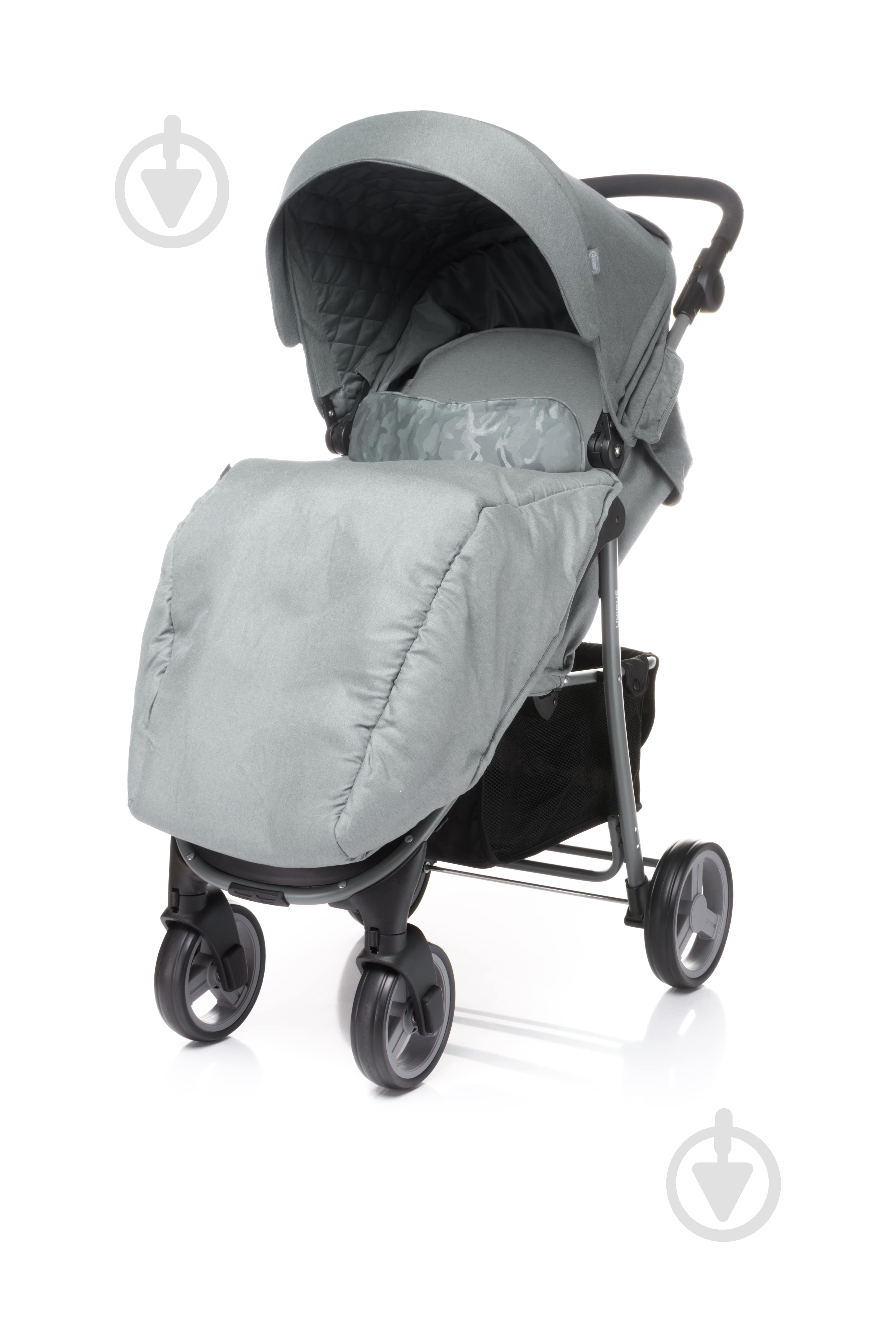 Коляска прогулочная 4Baby Rapid Unique grey - фото 2