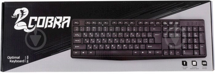 Клавиатура Cobra (OK-104) black - фото 4
