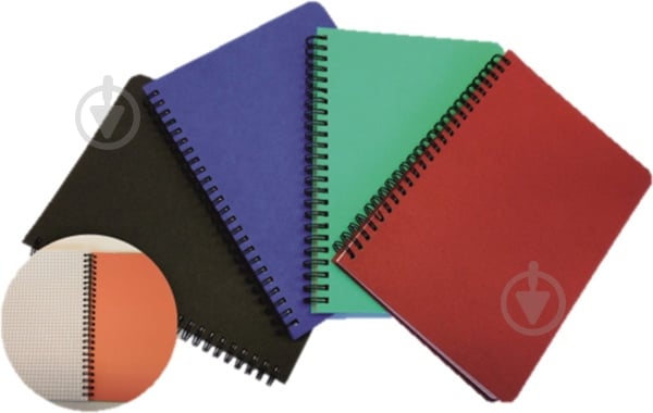 Блокнот А6 с закладками в клетку в ассортименте 96 листов Smiltainis - фото 1