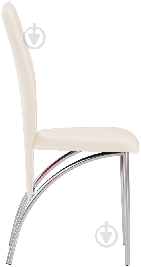 Стілець обідній Nowy Styl AMELY CHROME (BOX)(IT) V-18 хром/молочний - фото 3