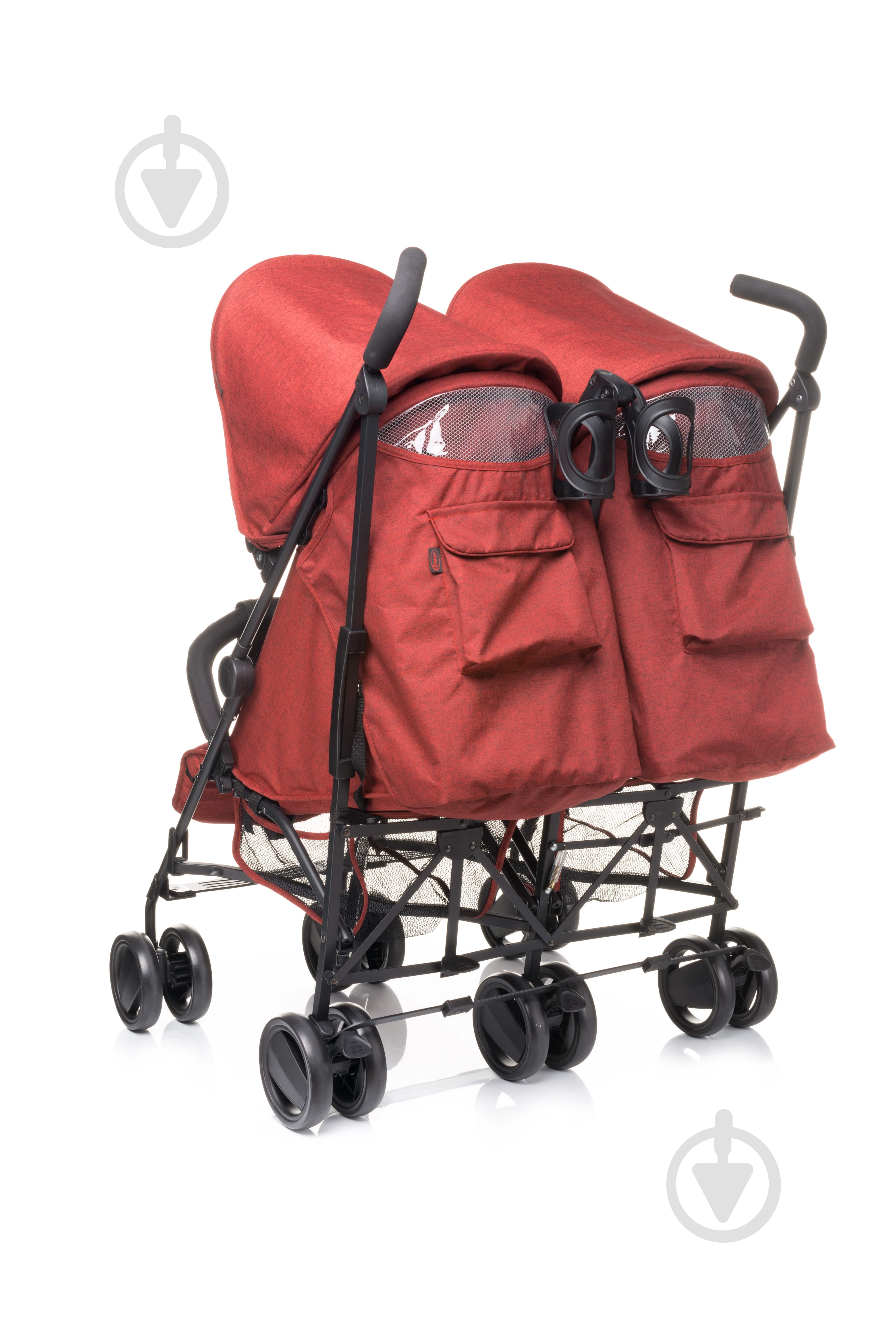 Коляска для двойни 4Baby Twins red - фото 2