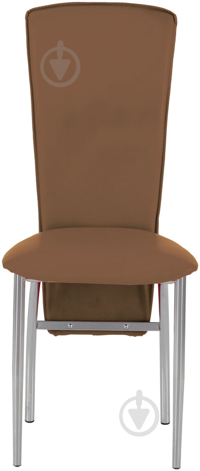 Стул обеденный Nowy Styl AMELY CHROME (BOX-2) V-19 хром/коричневый - фото 2