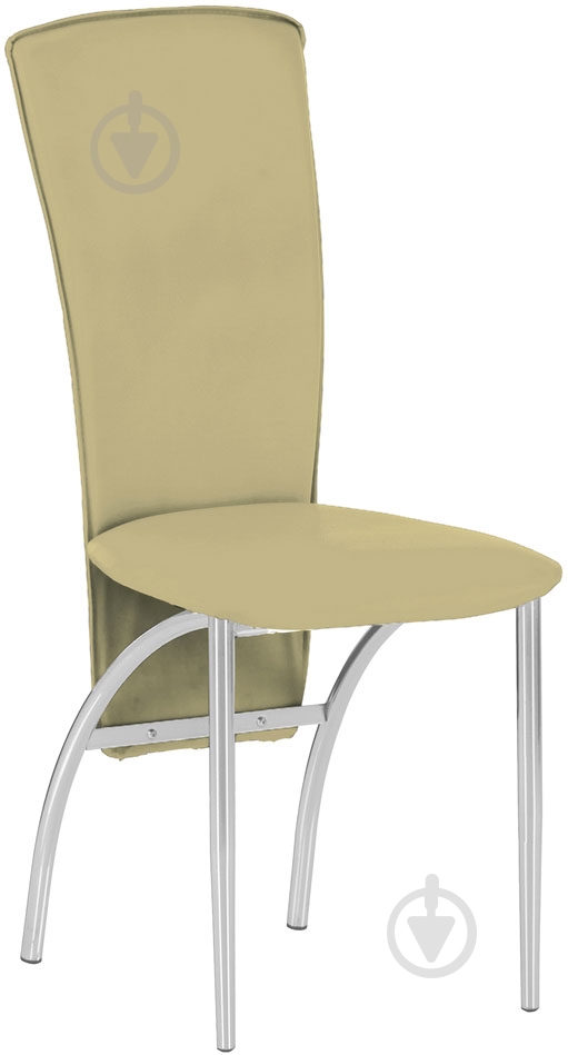 Стілець обідній Nowy Styl AMELY CHROME (BOX)(IT) V-47 хром/оливковий - фото 1