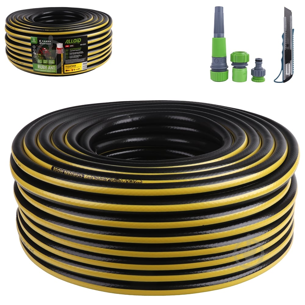 Шланг для поливу Alloid Ruby Ant 3/4" 50 м WH-63321 - фото 1
