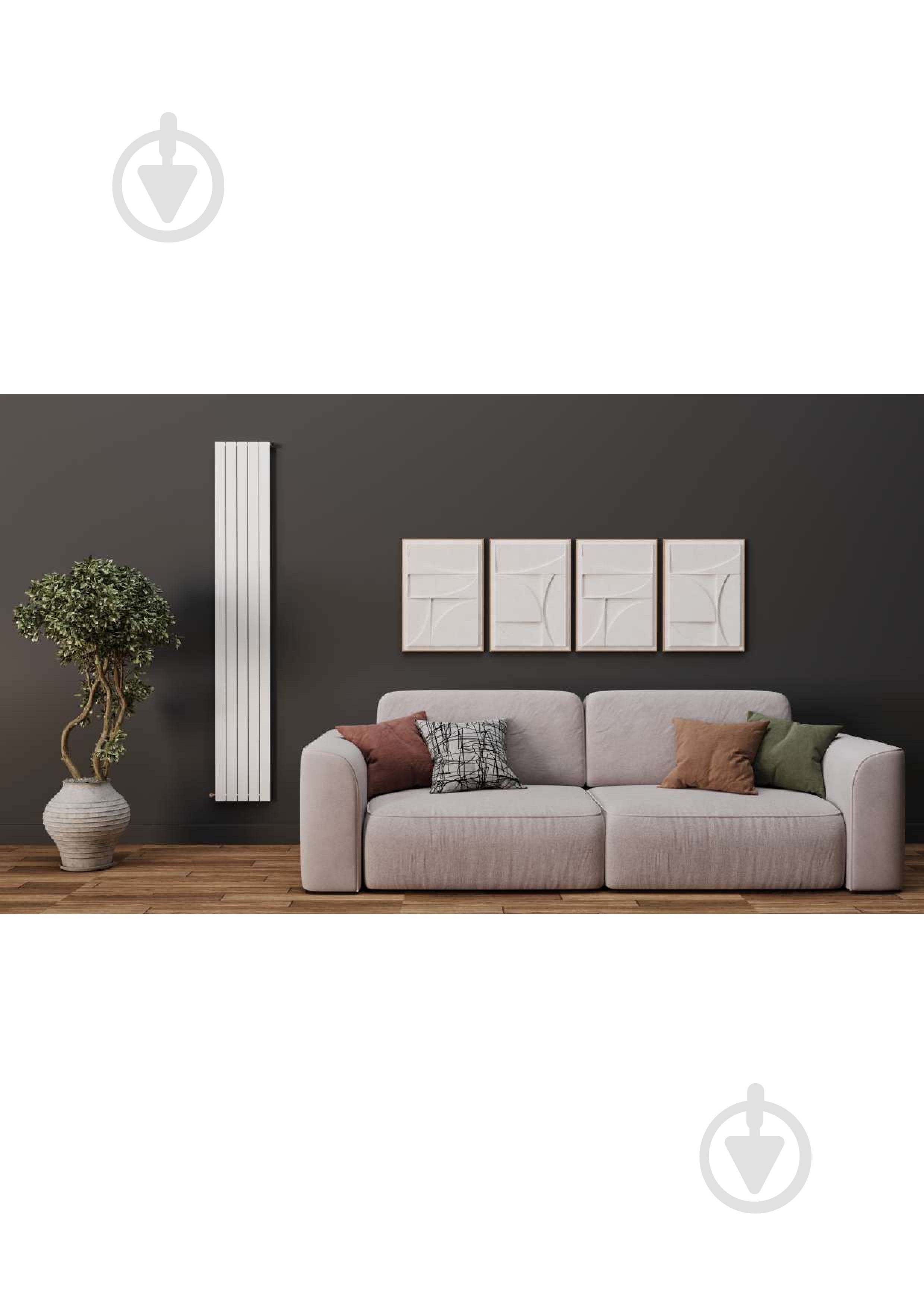 Радиатор Sira by Akfa Aurora 4 секции 1600 мм белый - фото 3 Радиатор Sira by Akfa Aurora 4 секции 1600 мм белый - фото 3