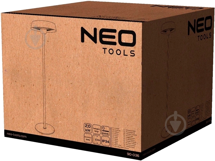 Инфракрасный обогреватель NEO tools 90-036 - фото 7