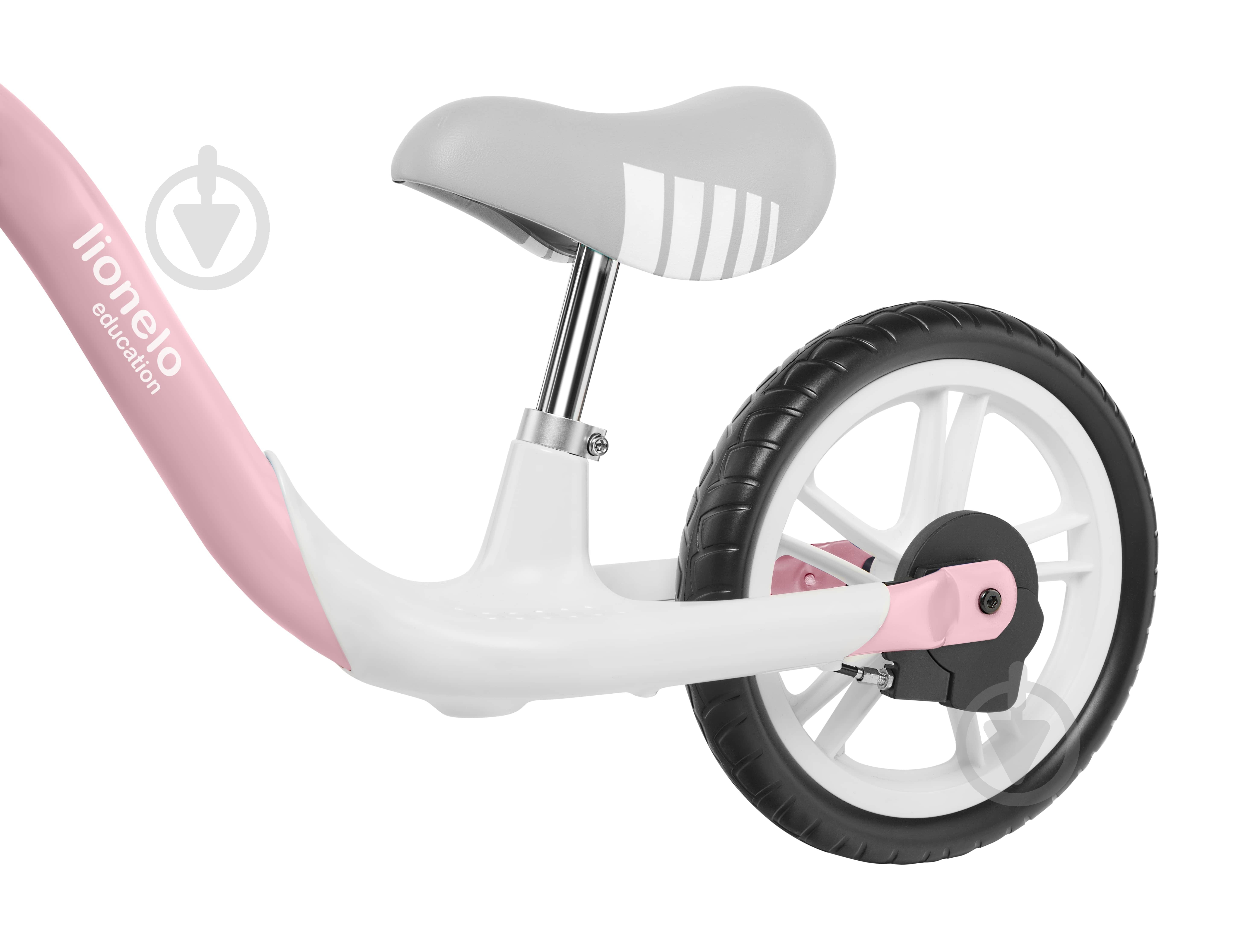 Беговел Lionelo Arie белый с розовым LO.AR01 - фото 3